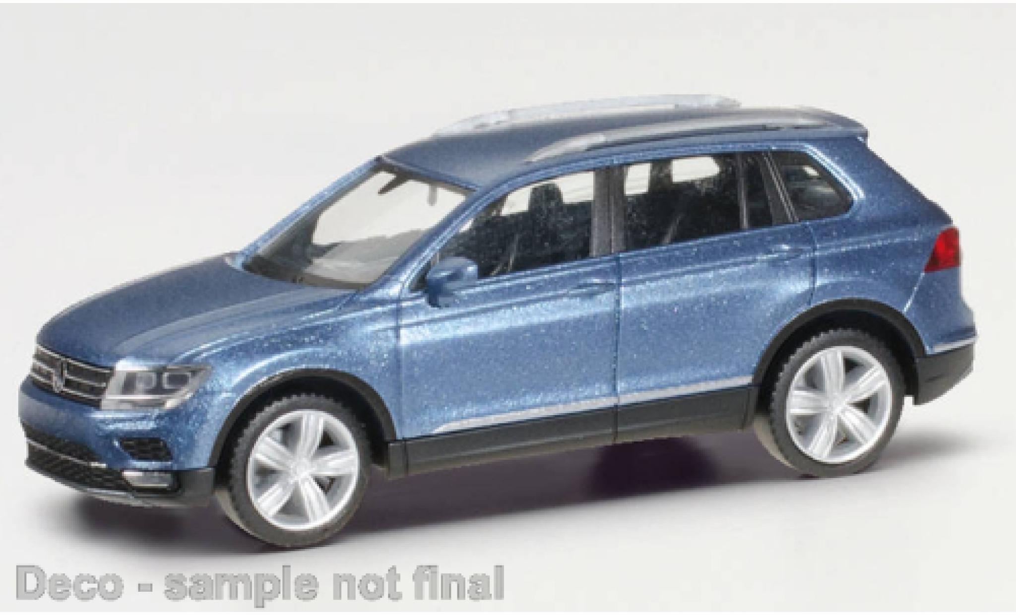 Volkswagen Tiguan 1/87 Herpa metallise blue clair diecast model cars