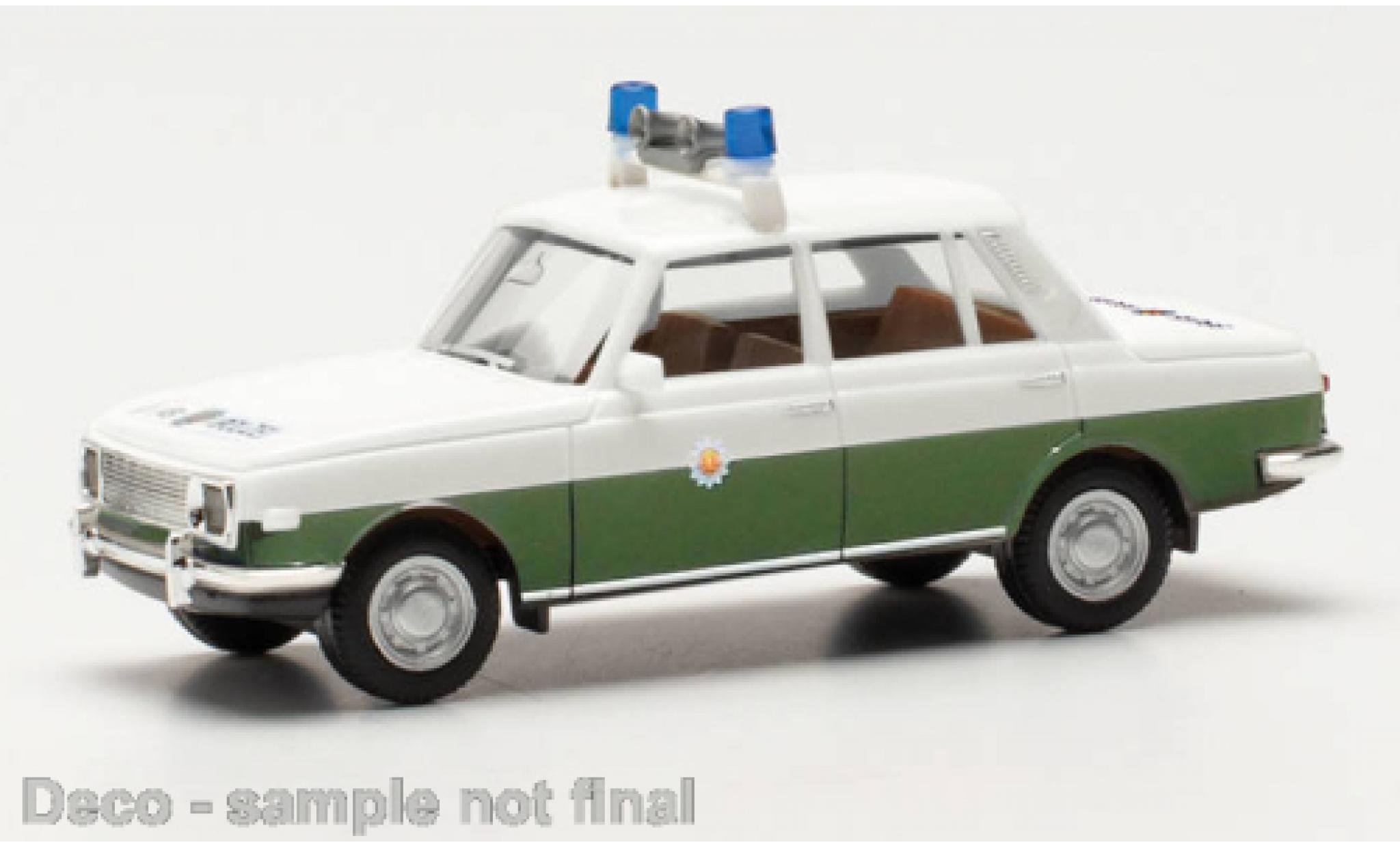 Wartburg 353 1/87 Herpa les gens de la Police 1966 diecast model cars