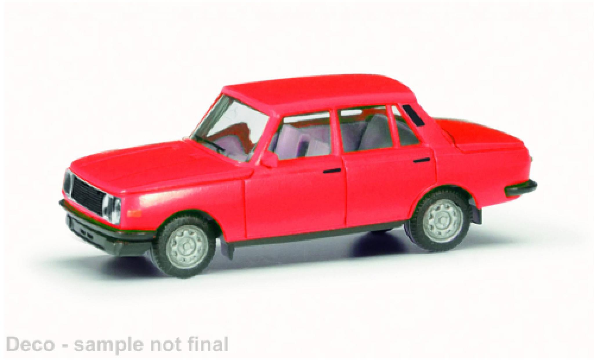 Wartburg 353 1/87 Herpa red clair 1984 diecast model cars