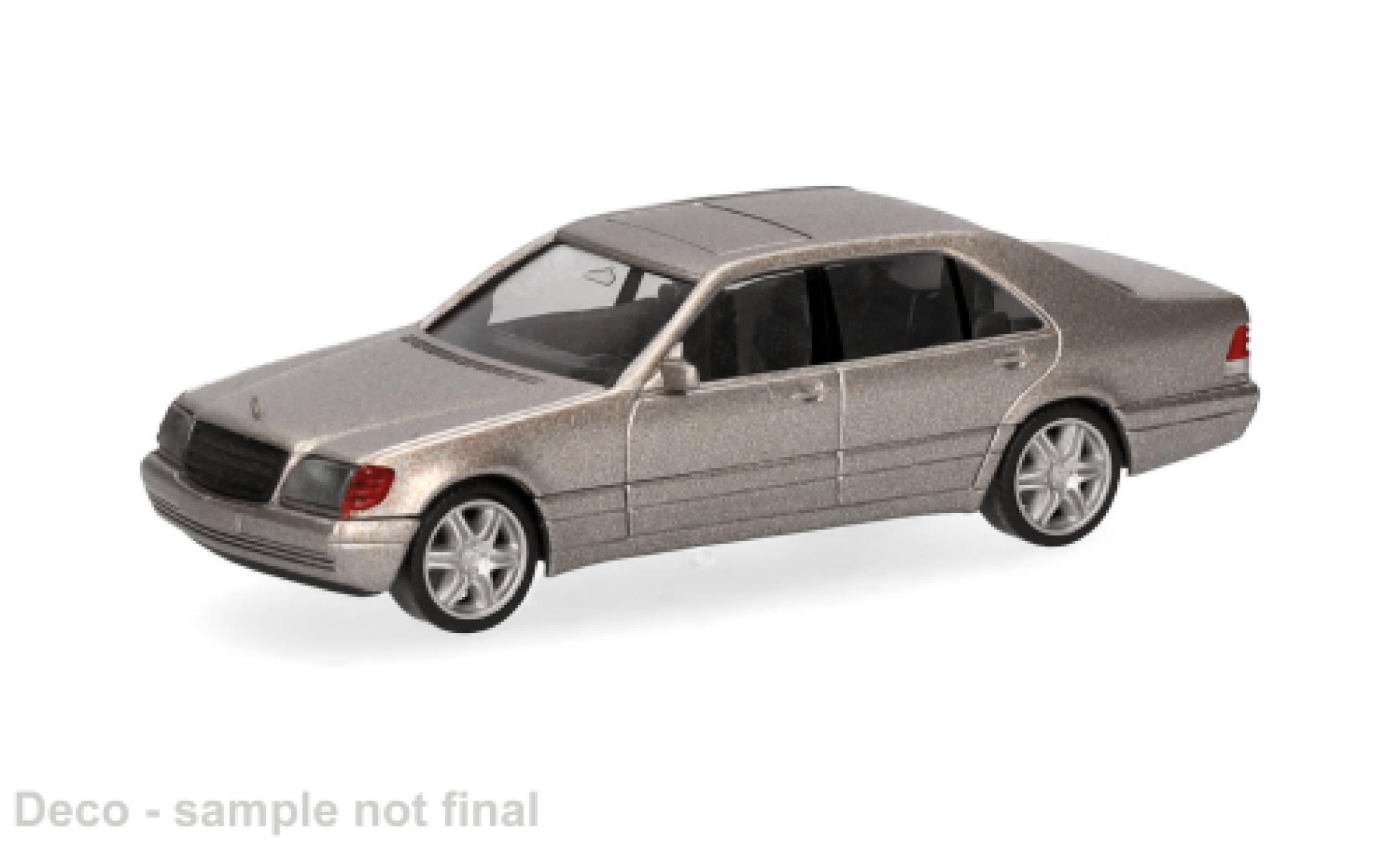 Mercedes 600 1/87 Herpa SEL V12 silver 1:87 diecast model cars