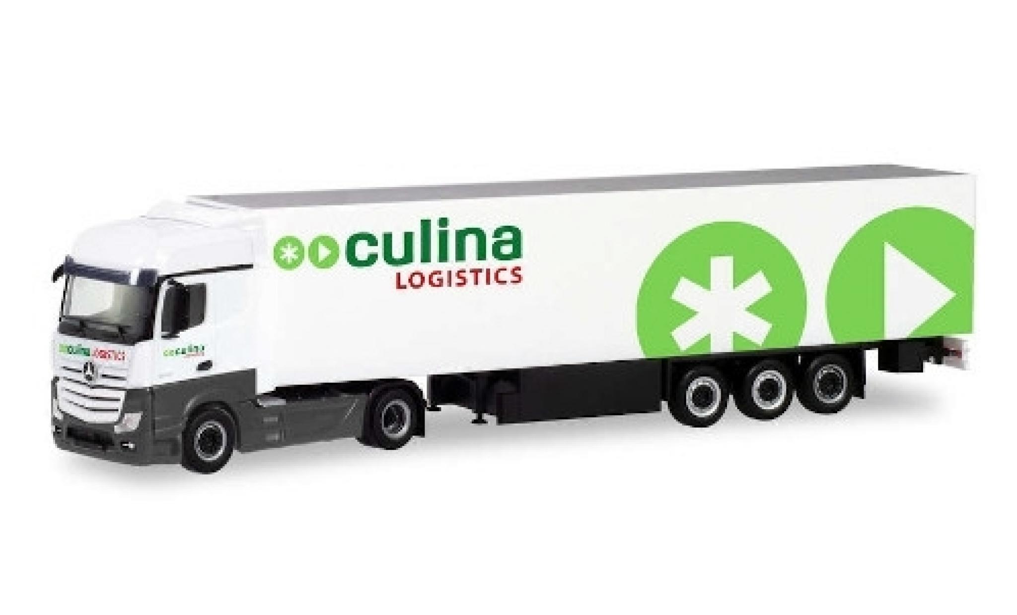 Mercedes Actros 1/87 Herpa Bigspace Culina Loistics Camion r&eacute;frig&eacute;r&eacute;e-tracteur diecast model cars