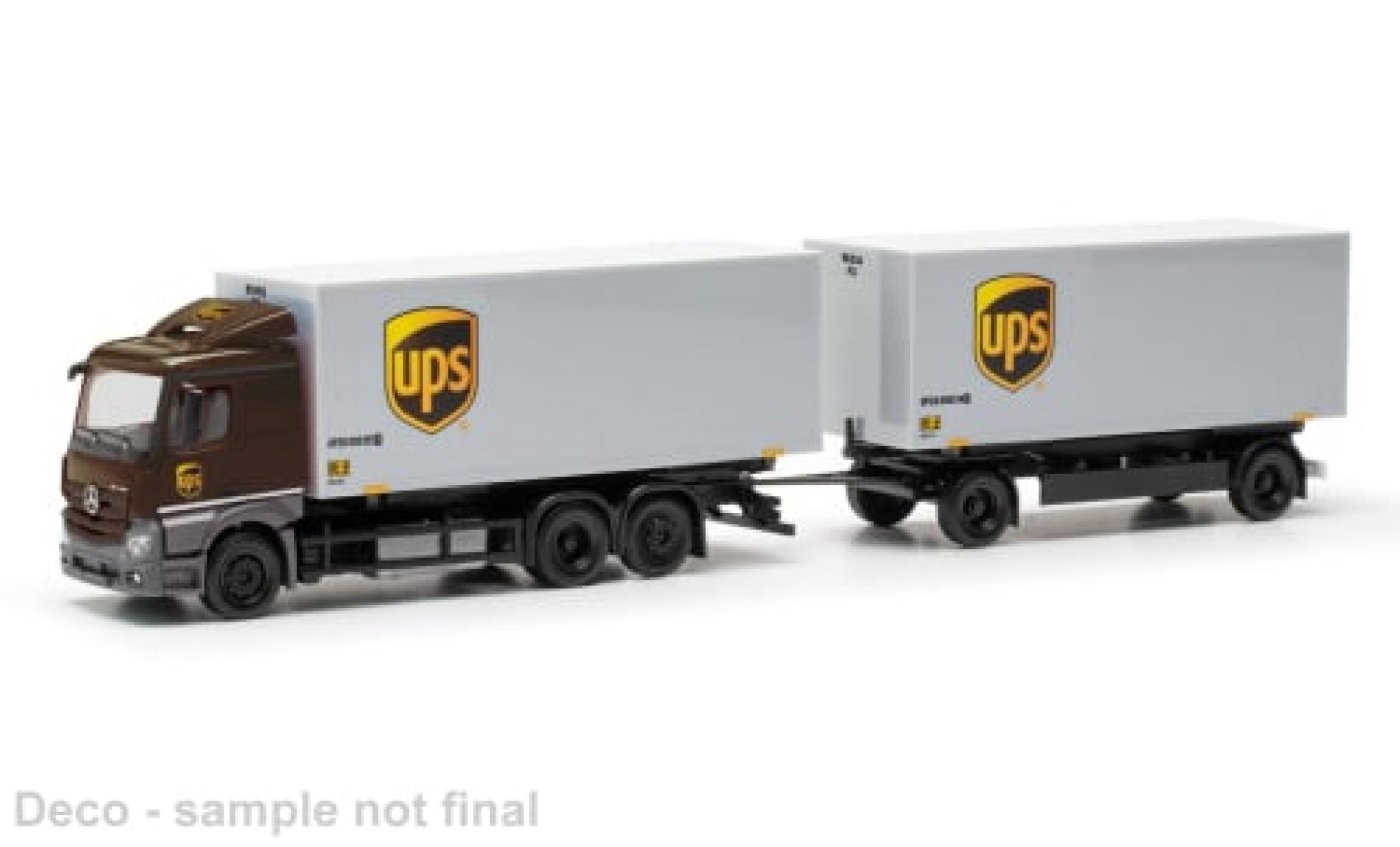 Mercedes CLA 1/87 Herpa Actros Classicspace UPS 1:87 diecast model cars