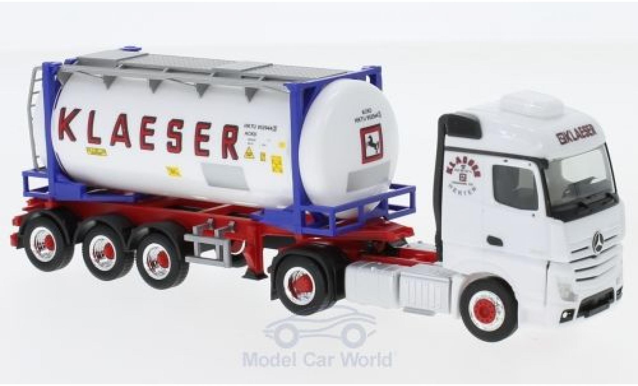 Mercedes Actros 1/87 Herpa Cos Klaeser Herten Swapcontainer-Sattelzug diecast model cars