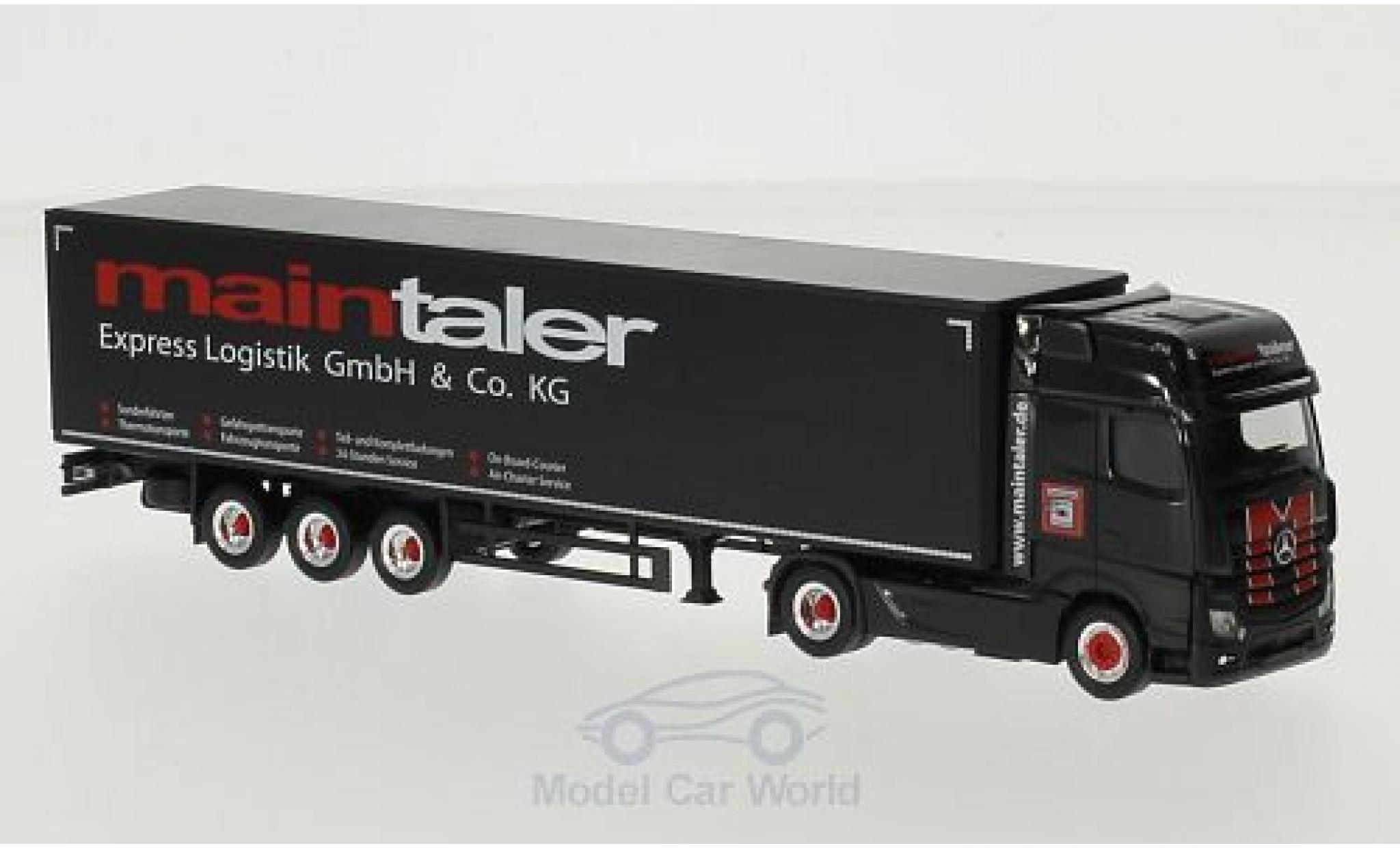 Mercedes Actros 1/87 Herpa Gigaspace Maintaler Gardinenplanen-SZ diecast model cars