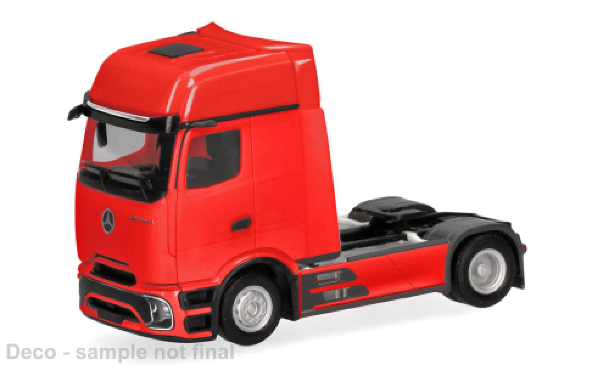 Mercedes Actros 1/87 Herpa L Gigaspace red 1:87 diecast model cars