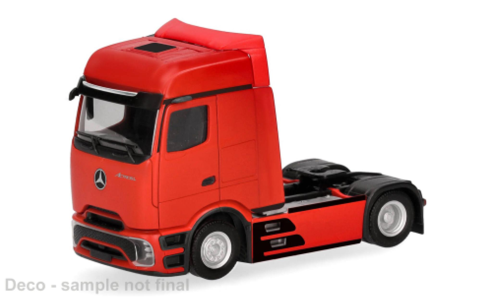 Mercedes Actros 1/87 Herpa L red 1:87 diecast model cars