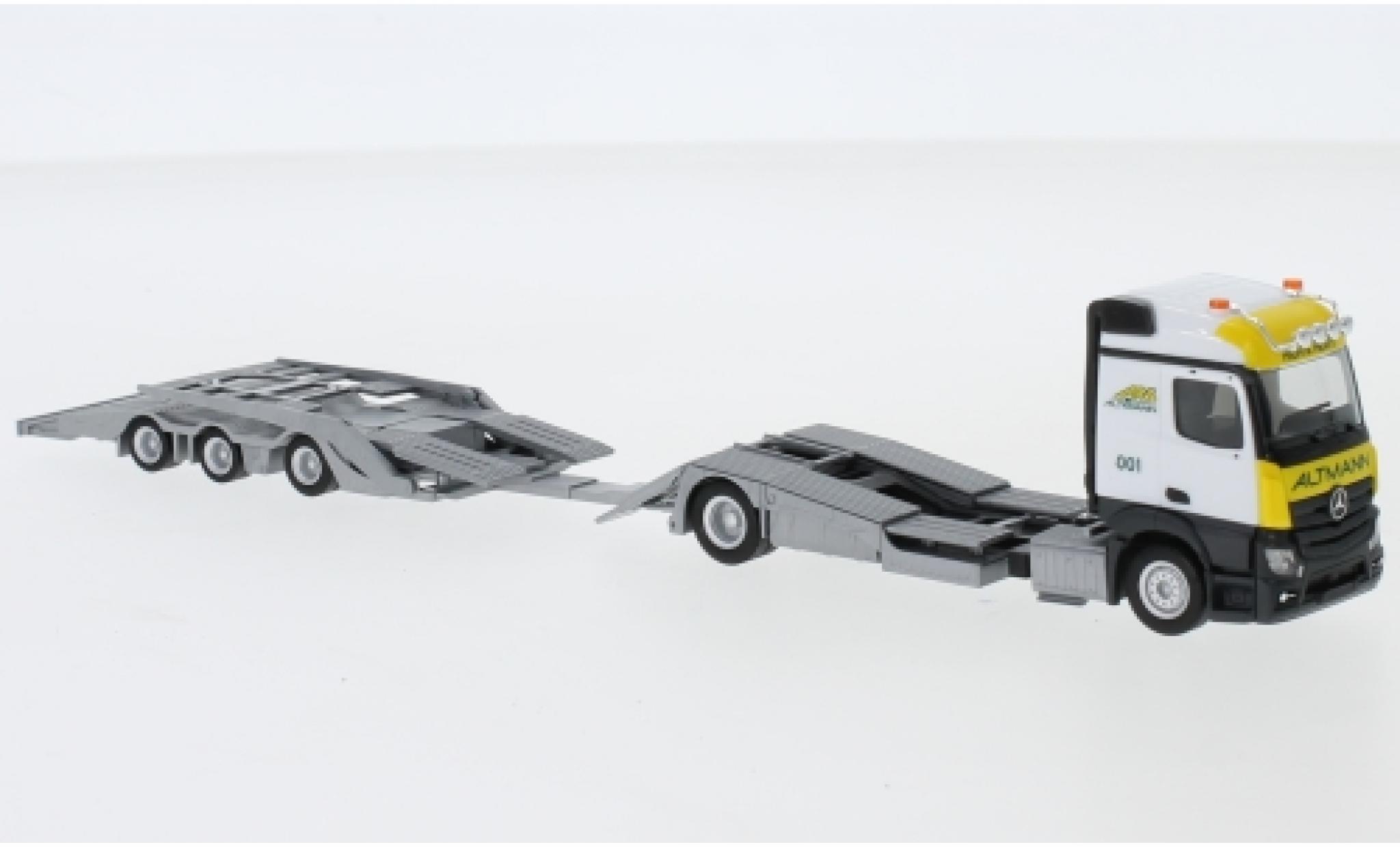 Mercedes Actros 1/87 Herpa Streamspace ARS (Bayern / Wolnzach) LKW-Transporter-H&auml;ngerzug diecast model cars