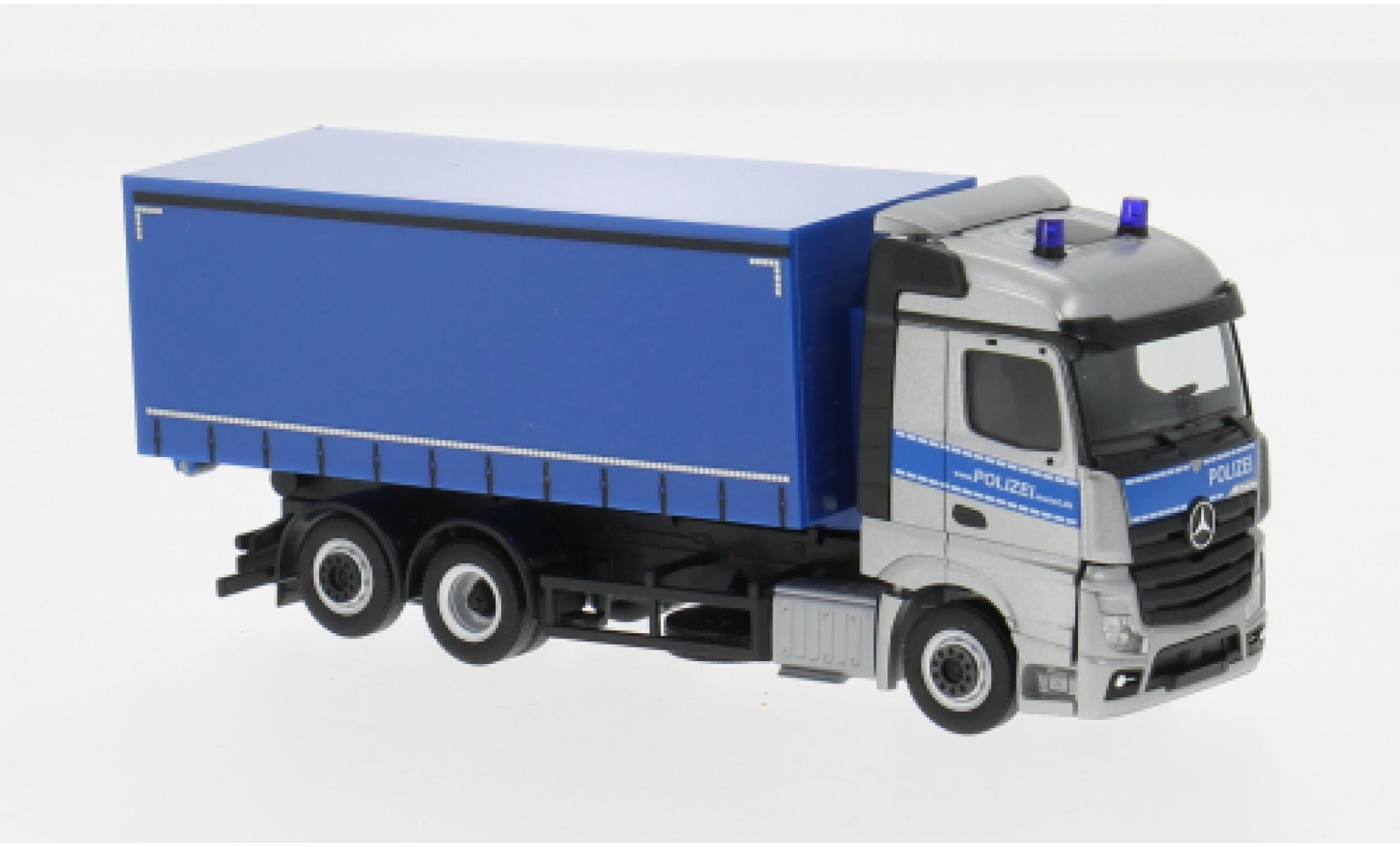 Mercedes Actros 1/87 Herpa Streamspace Wechsellader Bereitschaftspolizei Mecklenburg-Vorpommern 1:87 diecast model cars