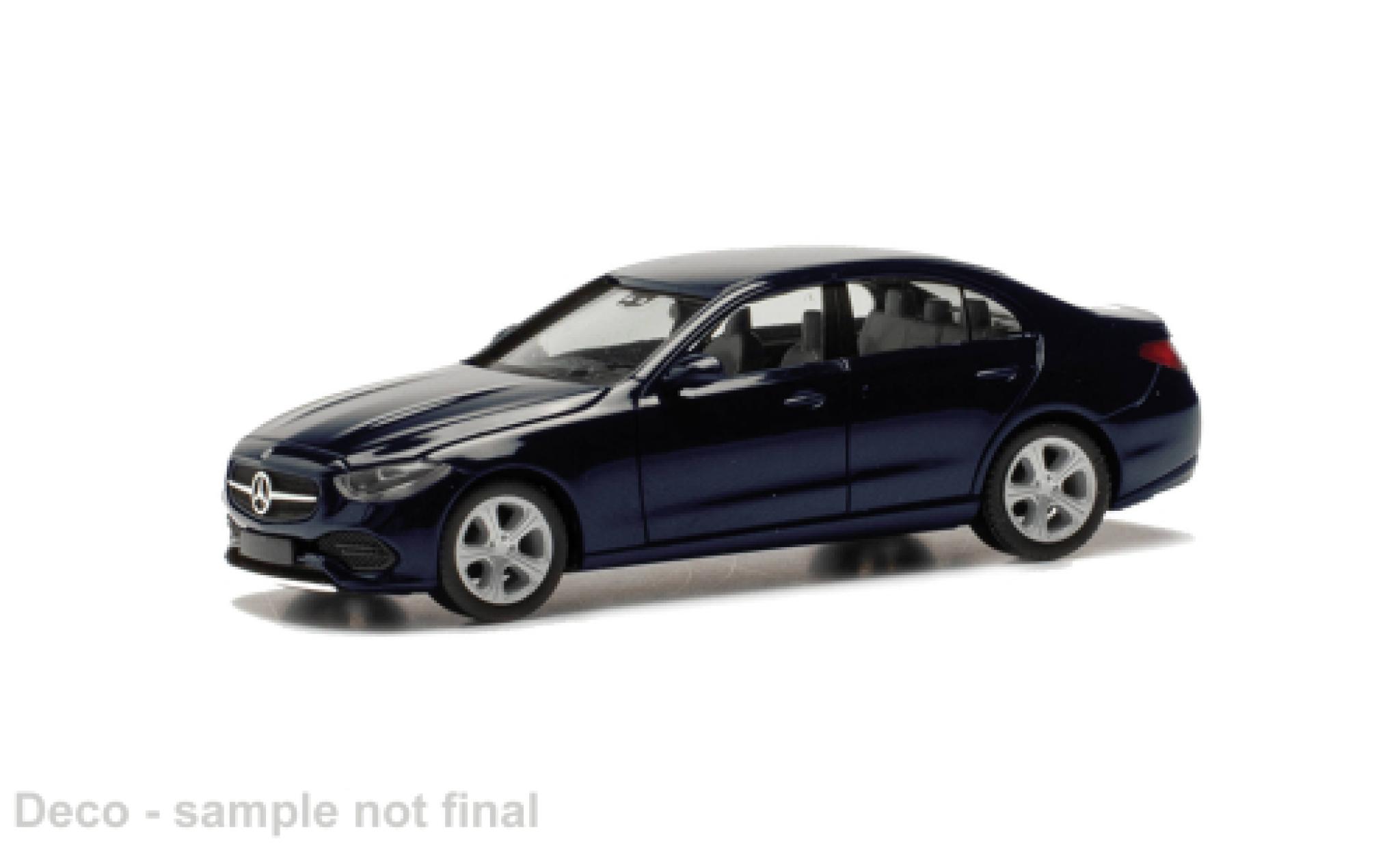 Mercedes Classe C 1/87 Herpa blue 1:87 diecast model cars