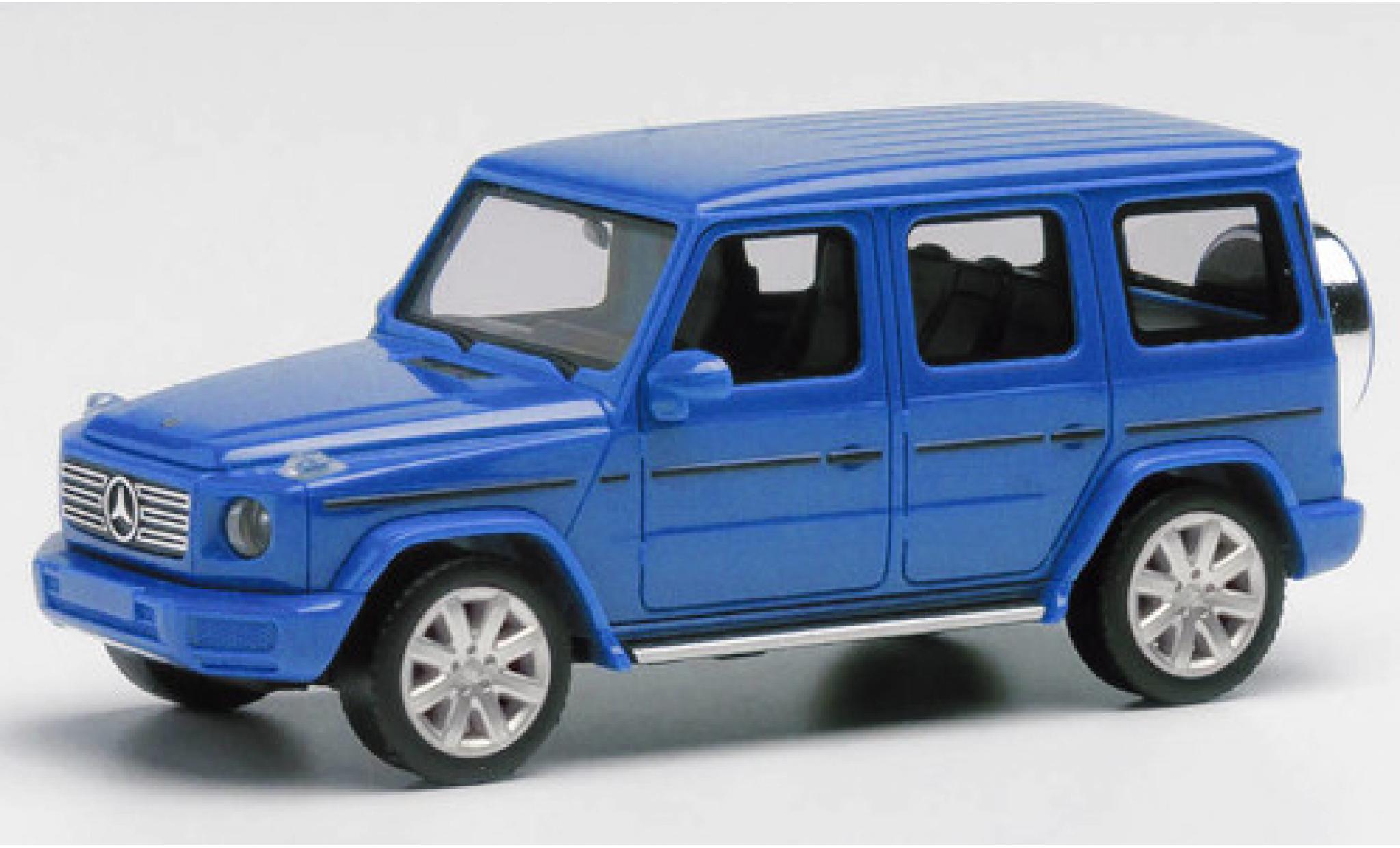 Mercedes Classe G 1/87 Herpa metallic blue diecast model cars