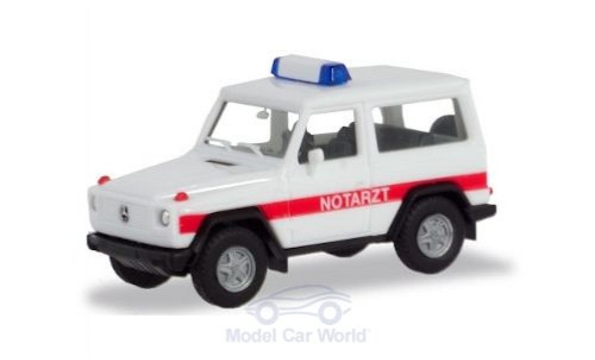 Mercedes Classe G 1/87 Herpa G-Modell Notarzt diecast model cars