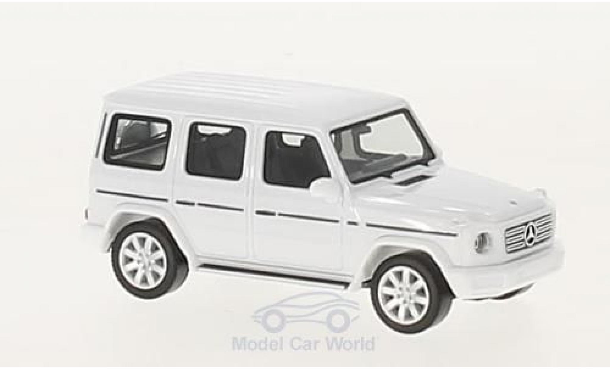 Mercedes Classe G 1/87 Herpa G-Modell white diecast model cars