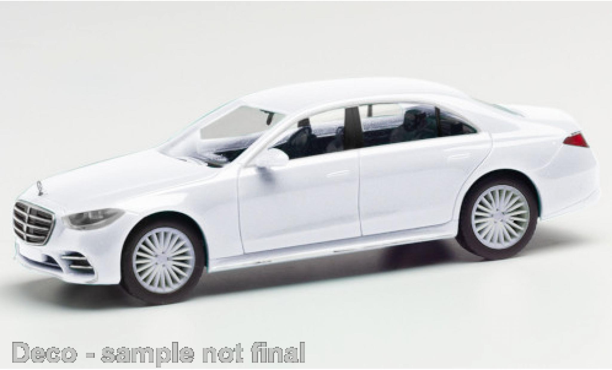 Mercedes Classe S 1/87 Herpa white diecast model cars