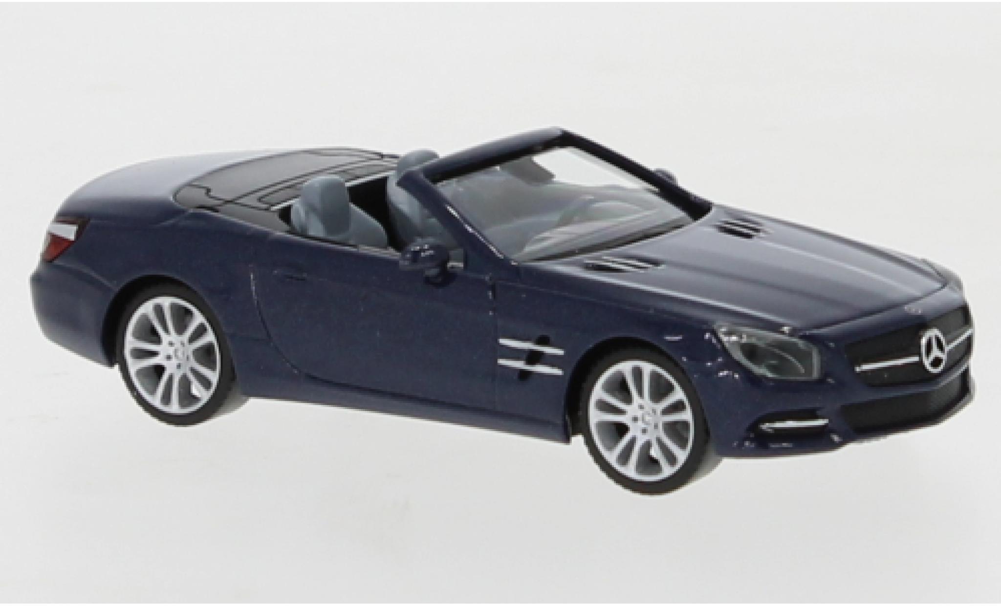 Mercedes Classe SL 1/87 Herpa (R231) metallic blue diecast model cars