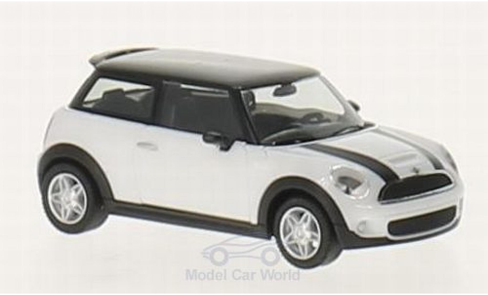 Mini Cooper S 1/87 Herpa S white/black diecast model cars
