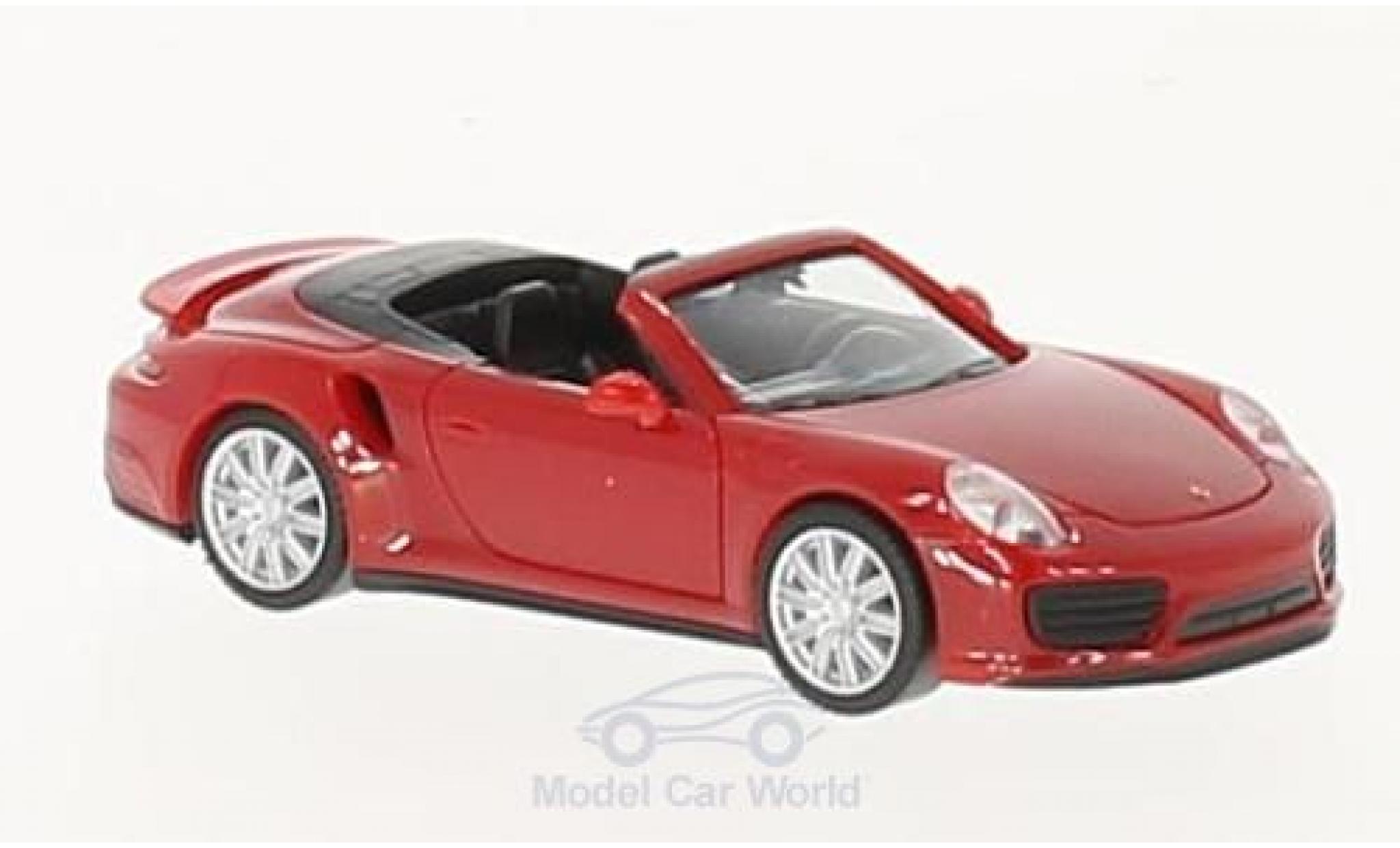 Porsche 911 Turbo 1/87 Herpa Turbo Convertible red diecast model cars