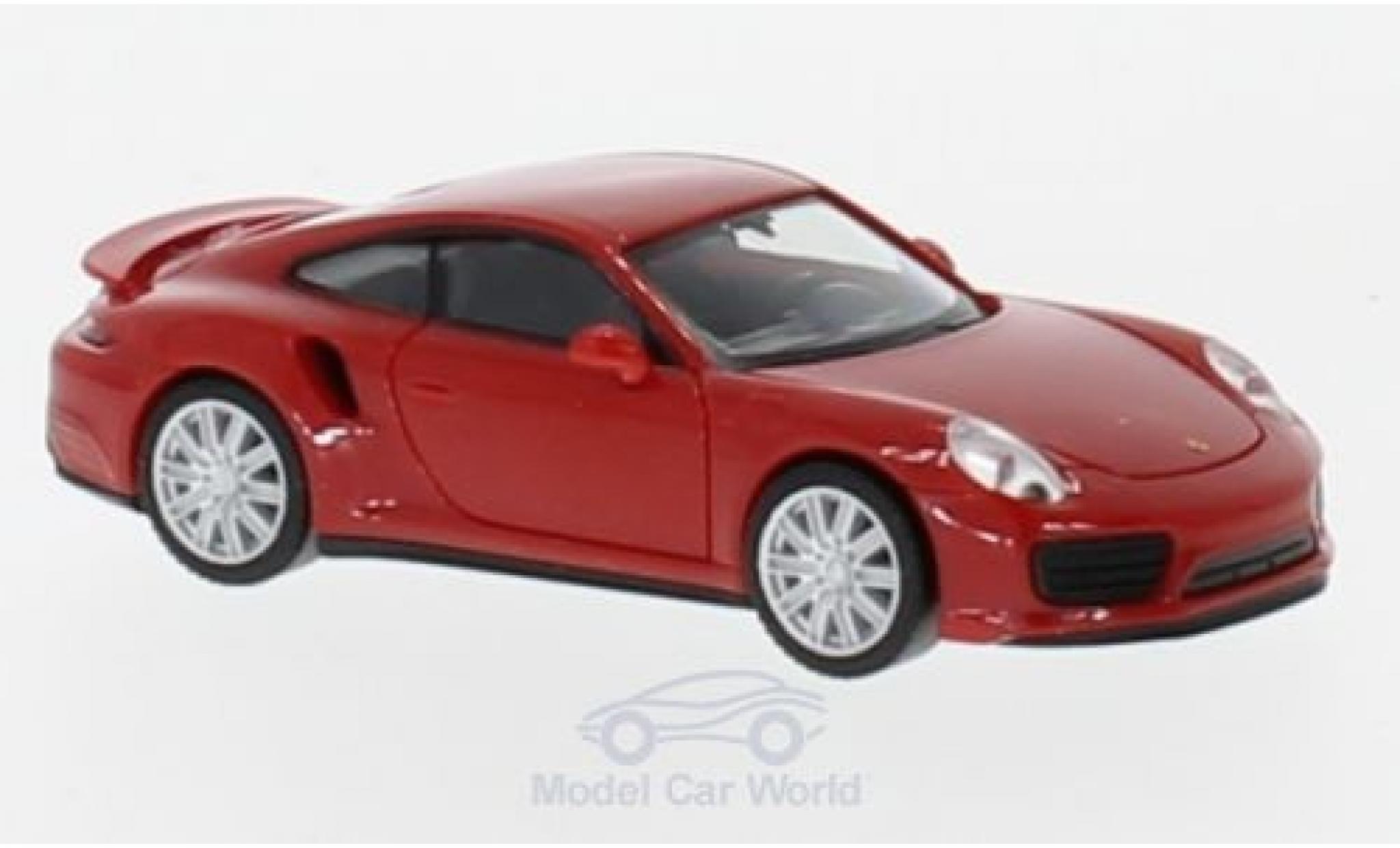 Porsche 911 Turbo 1/87 Herpa Turbo red diecast model cars
