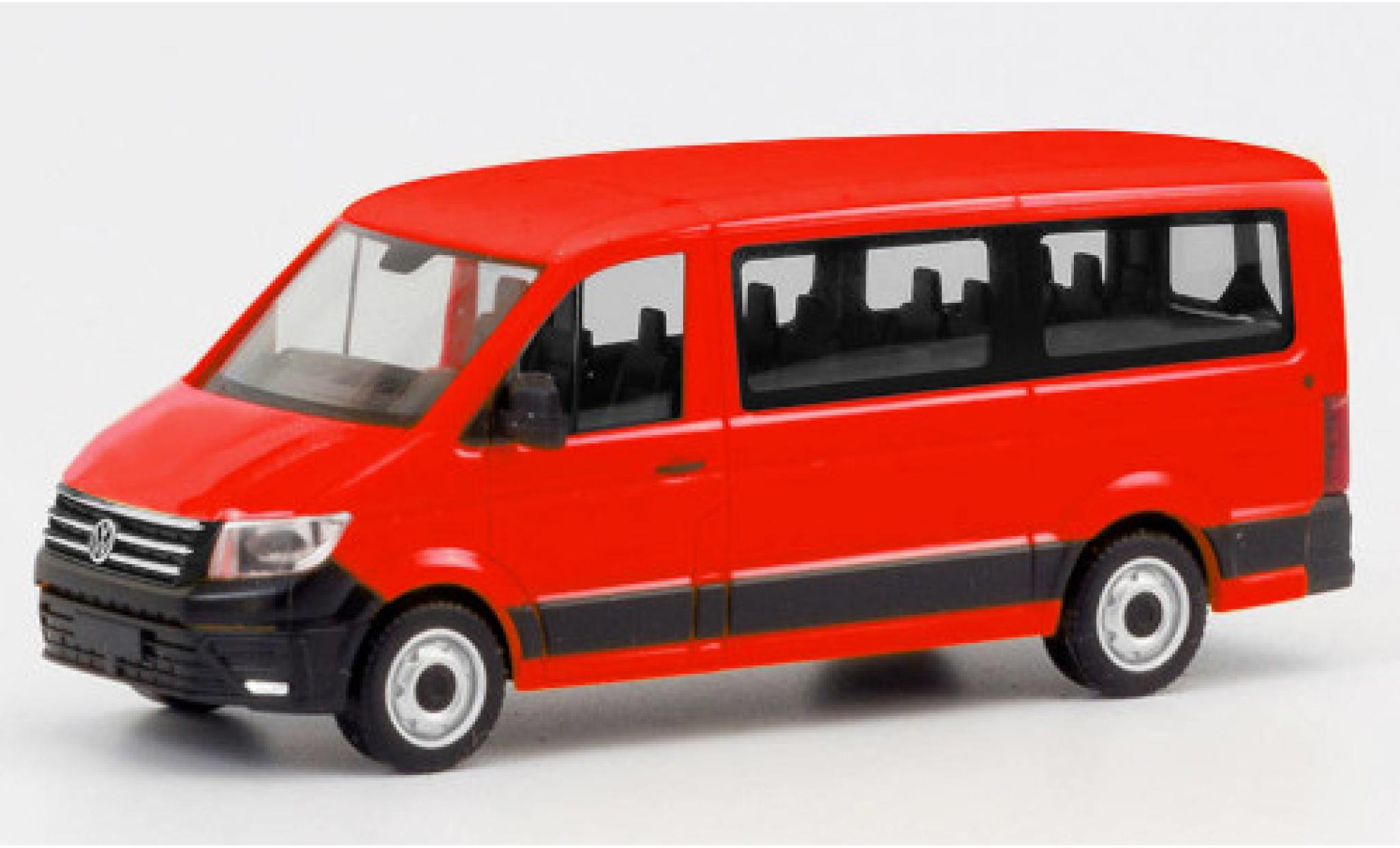 Volkswagen Crafter 1/87 Herpa FD Bus red diecast model cars