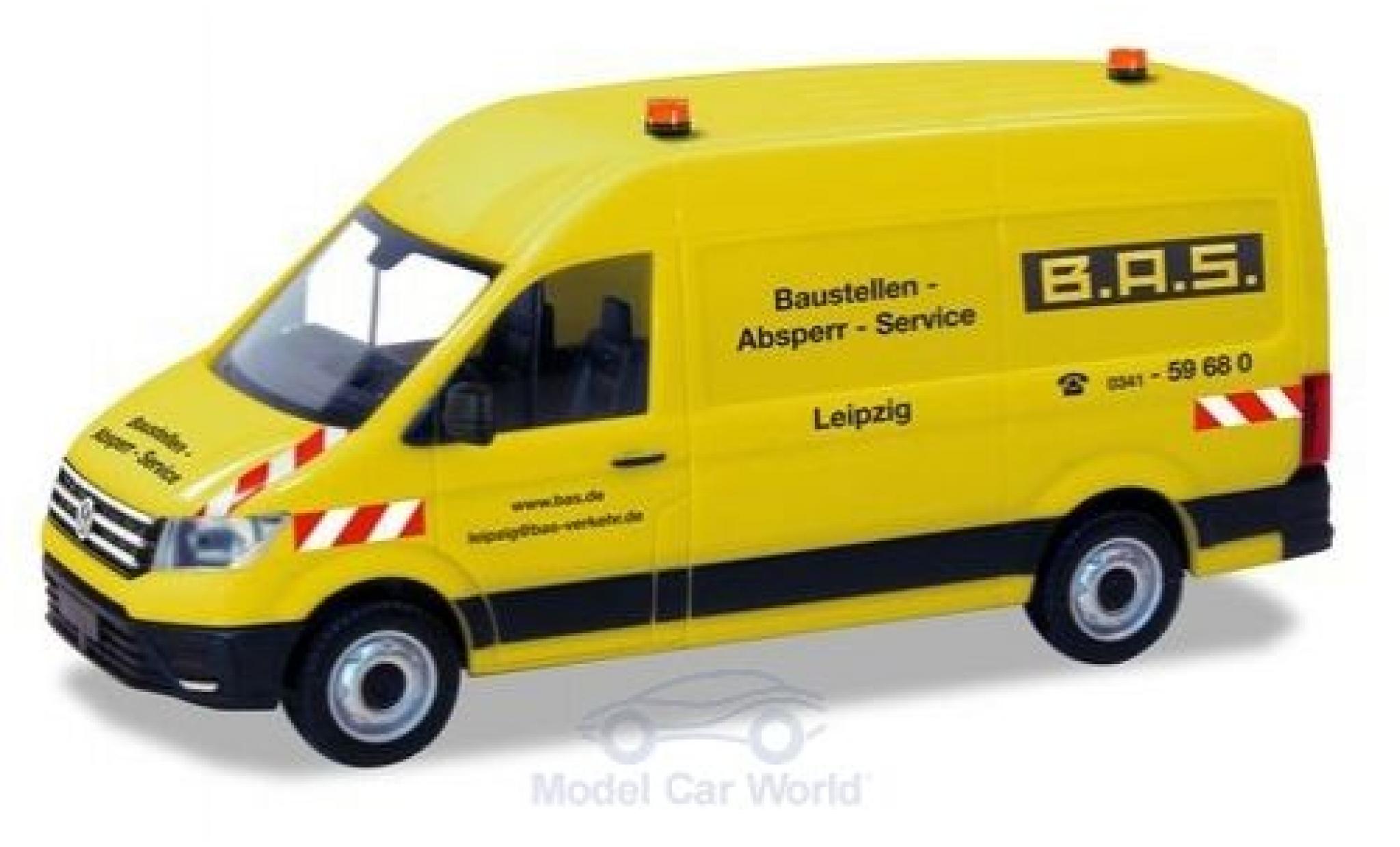 Volkswagen Crafter 1/87 Herpa Kasten HD B.A.S. diecast model cars