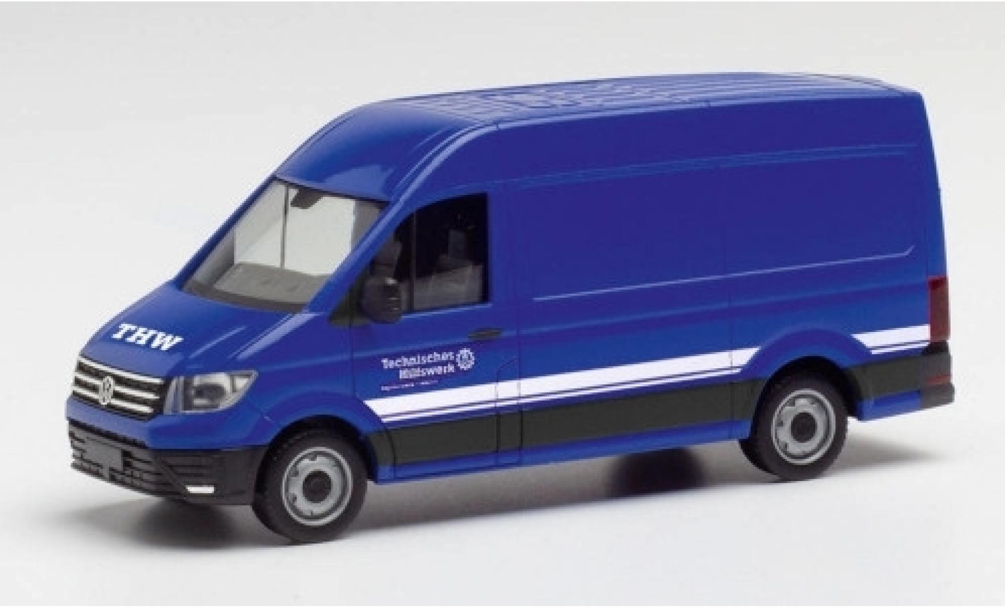 Volkswagen Crafter 1/87 Herpa Kasten HD THW Dresden diecast model cars