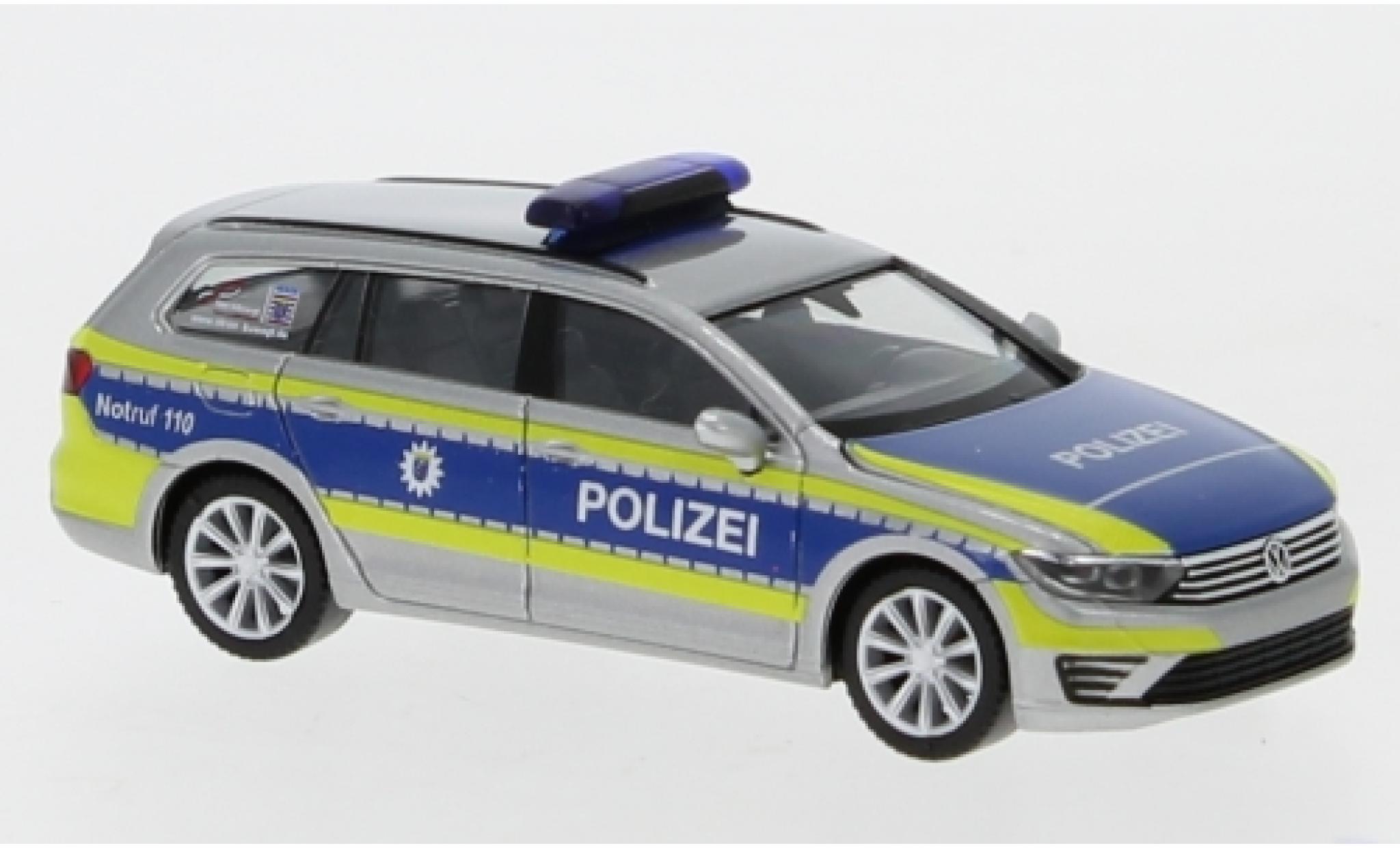 Volkswagen Passat 1/87 Herpa GTE Police Hessen diecast model cars