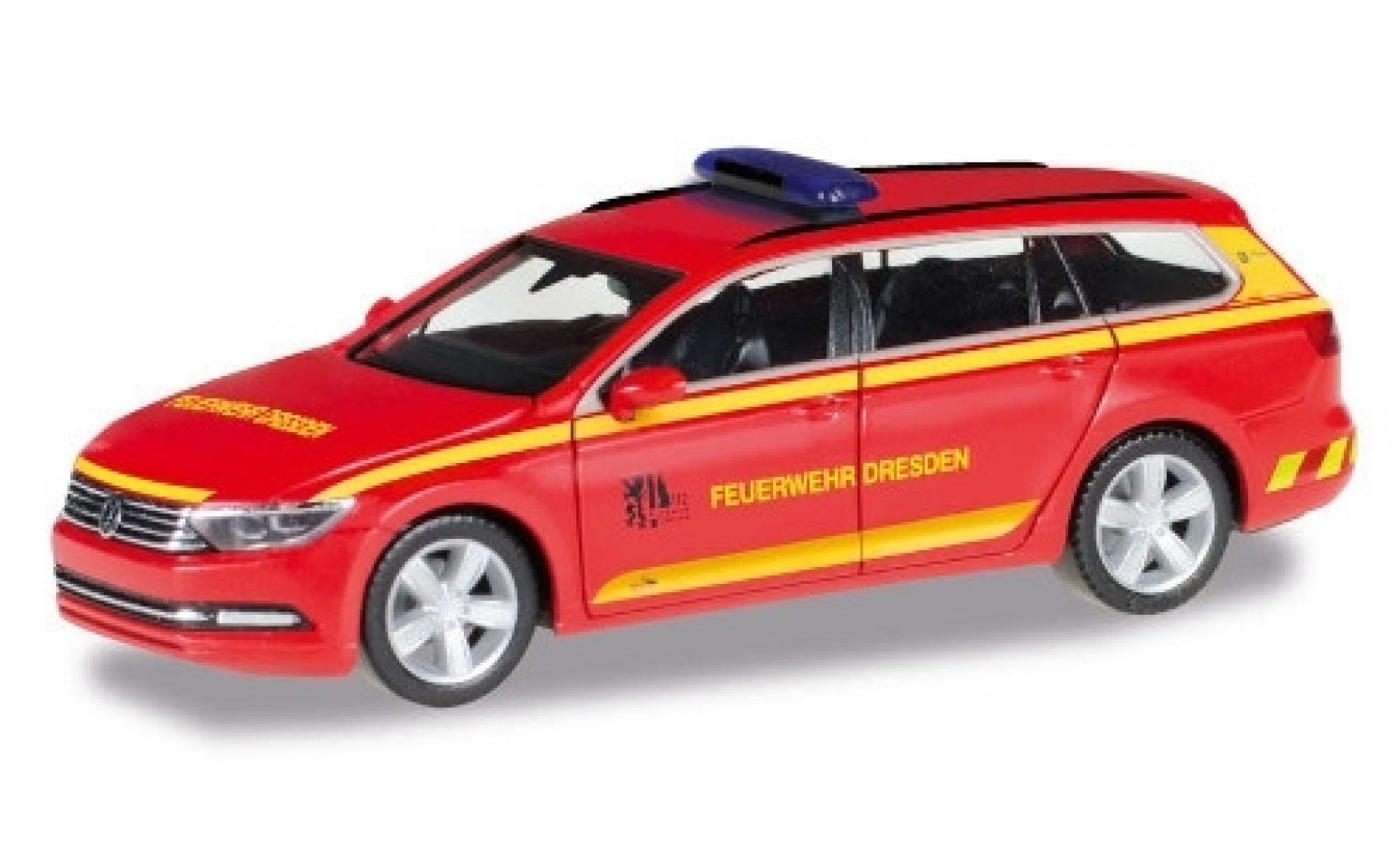 Volkswagen Passat 1/87 Herpa Variant Fire brigade Dresden 2018 diecast model cars