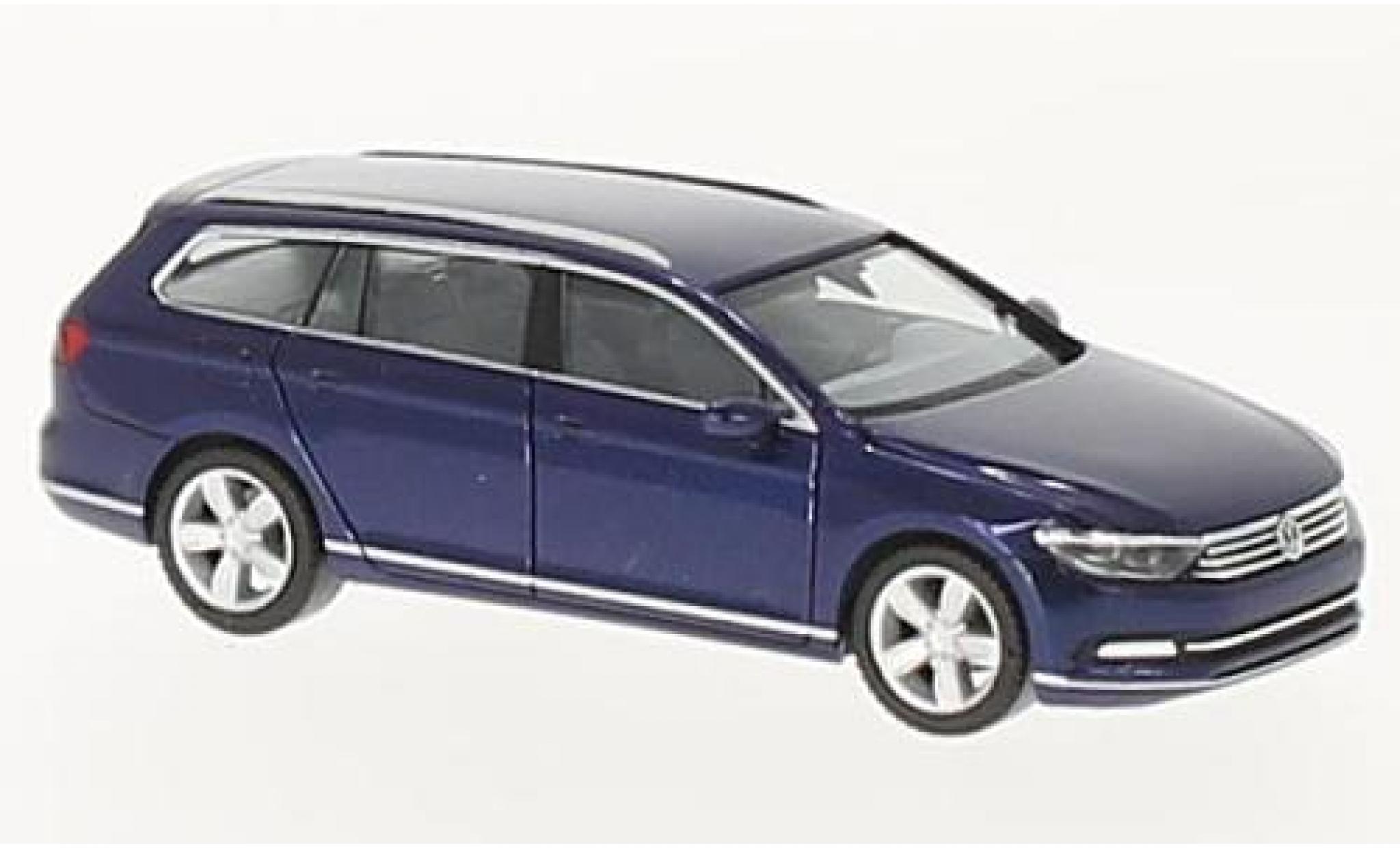 Volkswagen Passat 1/87 Herpa Variant metallic blue diecast model cars