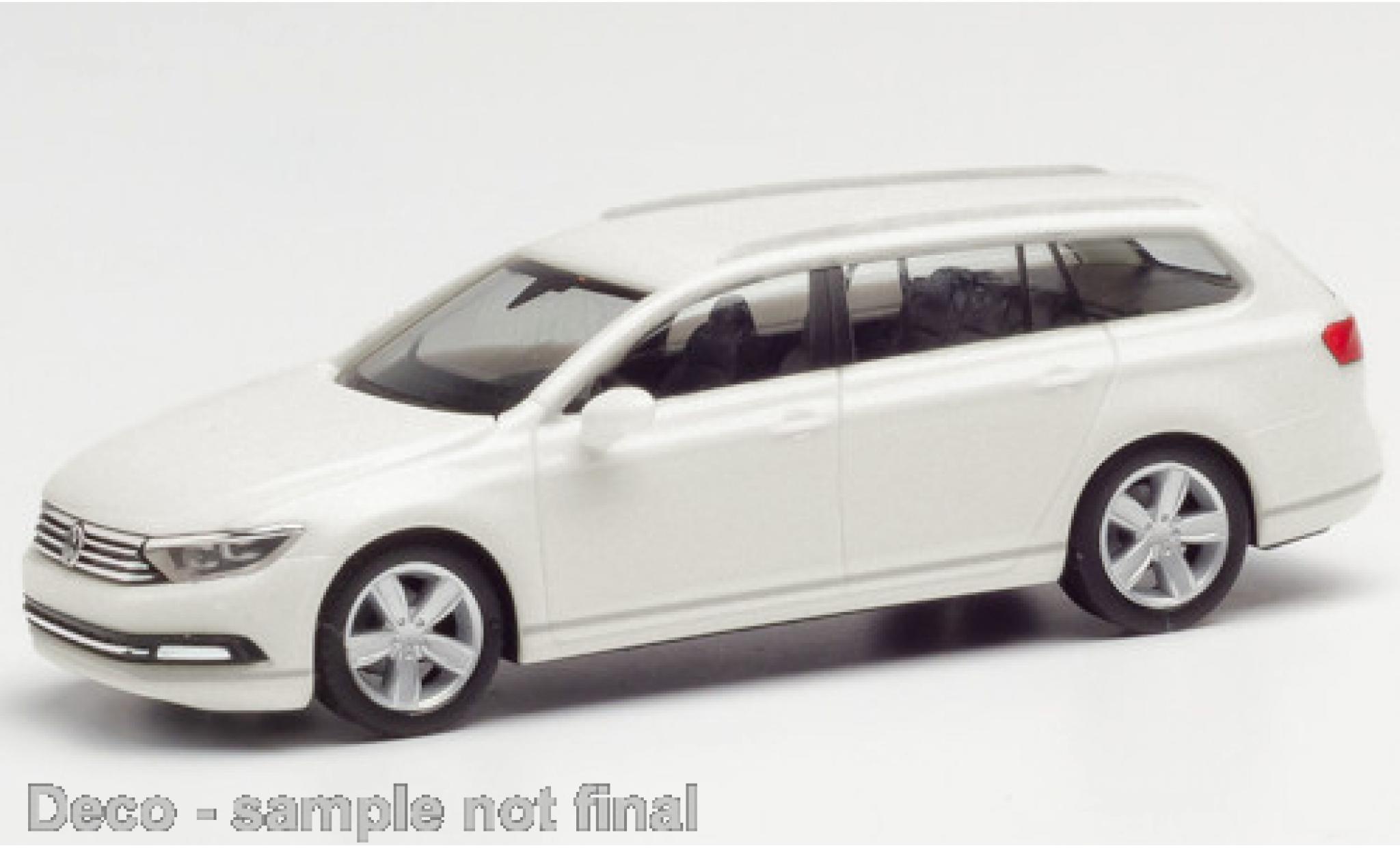 Volkswagen Passat 1/87 Herpa Variant metallic white diecast model cars
