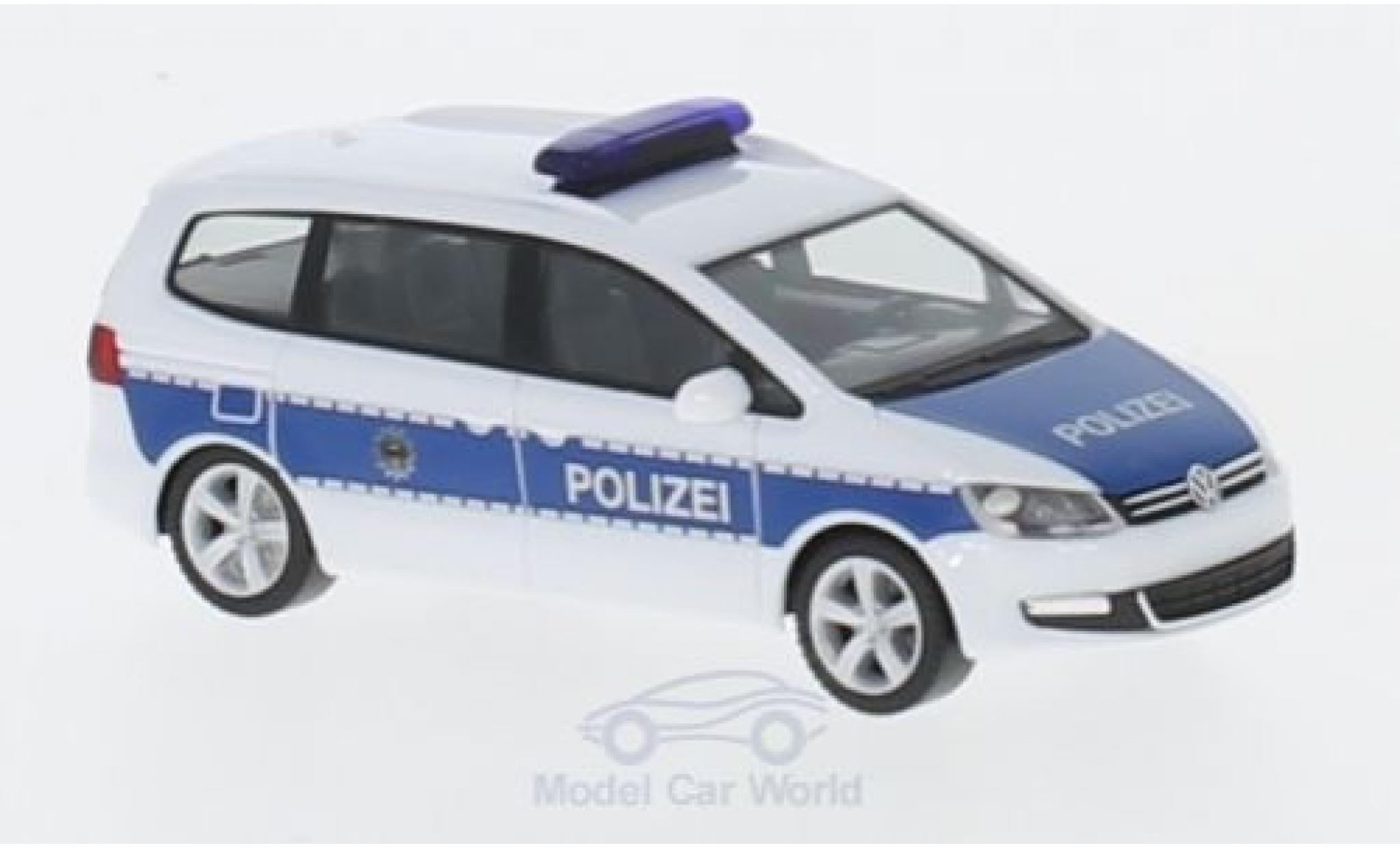 Volkswagen Sharan 1/87 Herpa Federal Police diecast model cars
