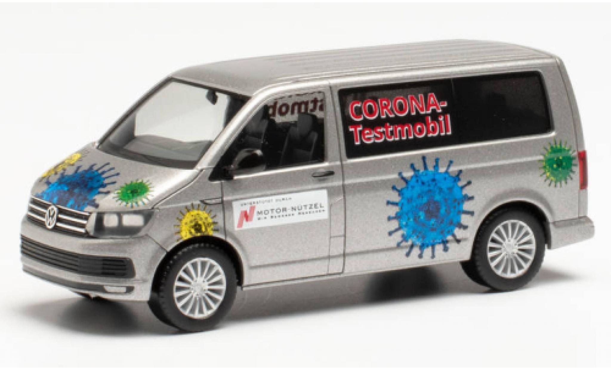 Volkswagen T6 1/87 Herpa Bus CORONA-Testmobil diecast model cars