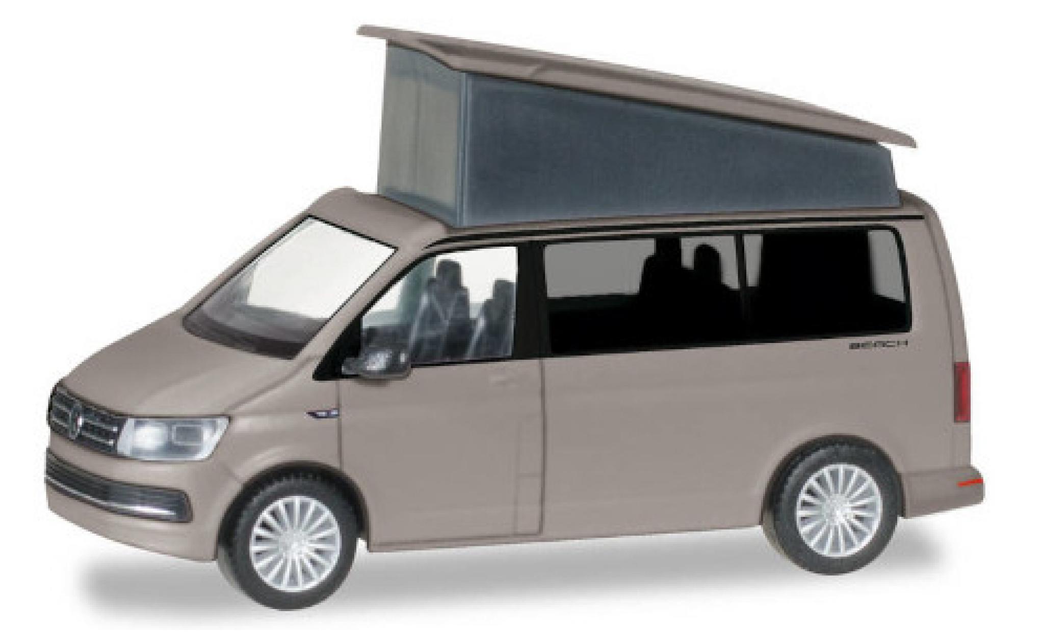 Volkswagen T6 1/87 Herpa California grey toit de camping ouvert et ferm&eacute; darstellbar diecast model cars