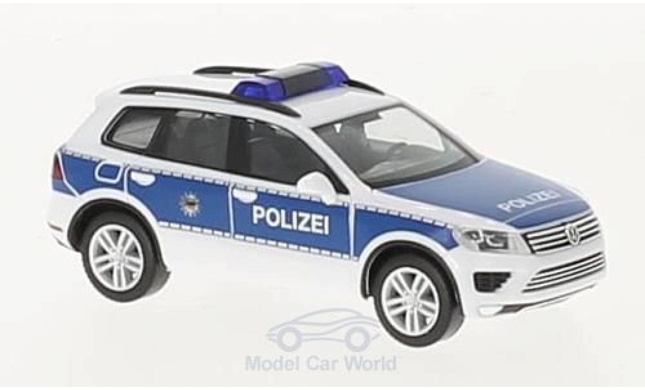 Volkswagen Touareg 1/87 Herpa Federal Police diecast model cars