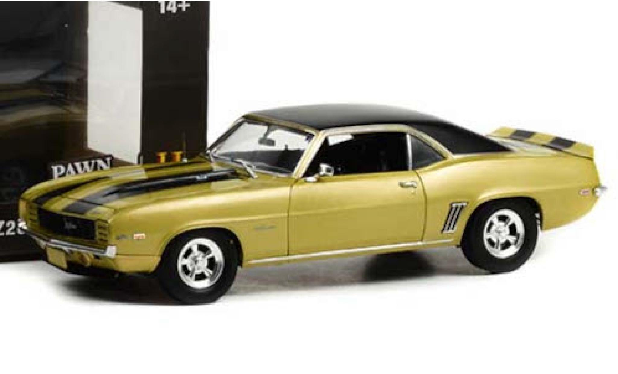 Chevrolet Camaro 1/18 Highway 61 Z28 metallic oliv/black 1969 diecast model cars