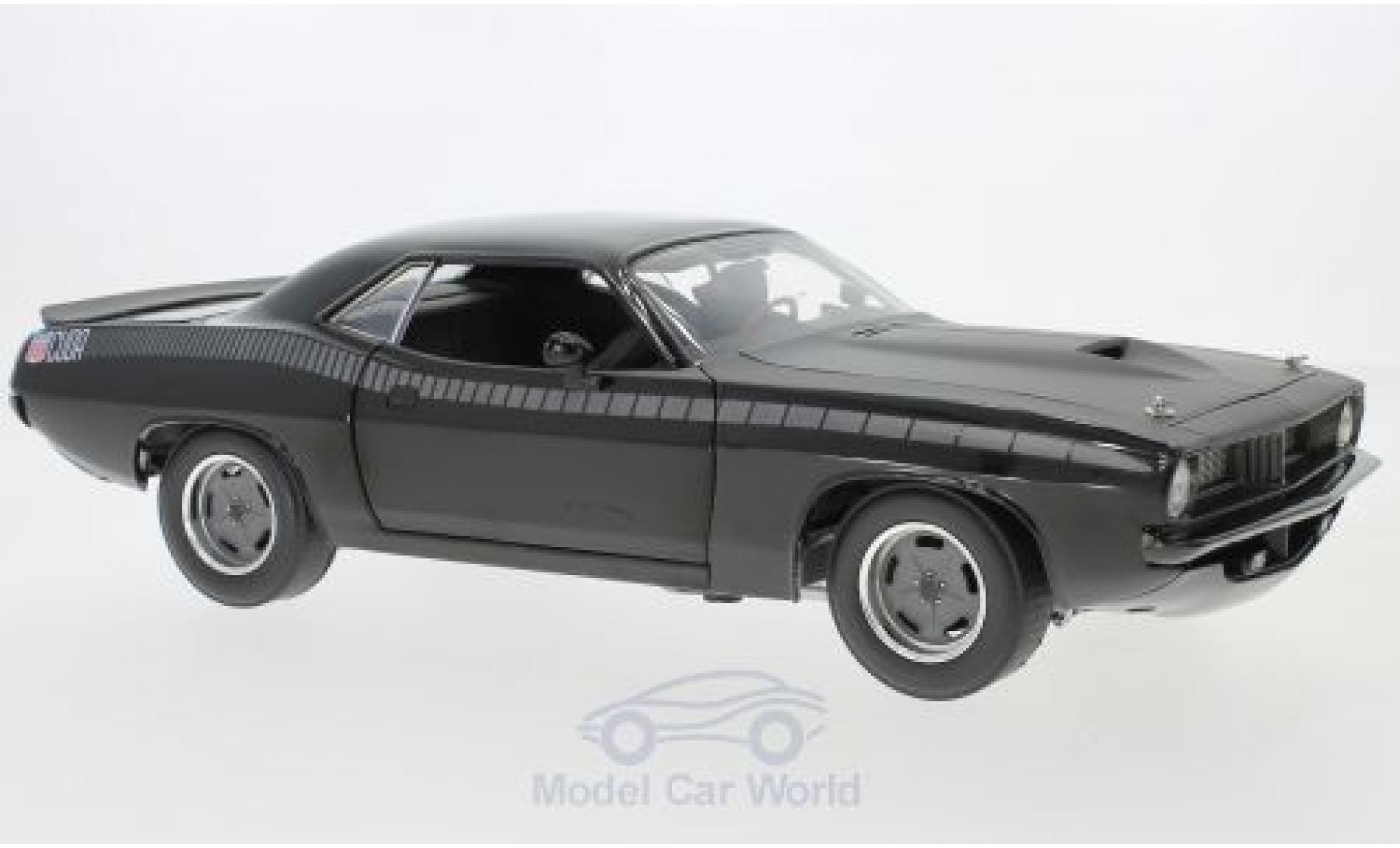 Plymouth Barracuda 1/18 Highway 61 black/grey 2Fast 2Furious diecast model cars