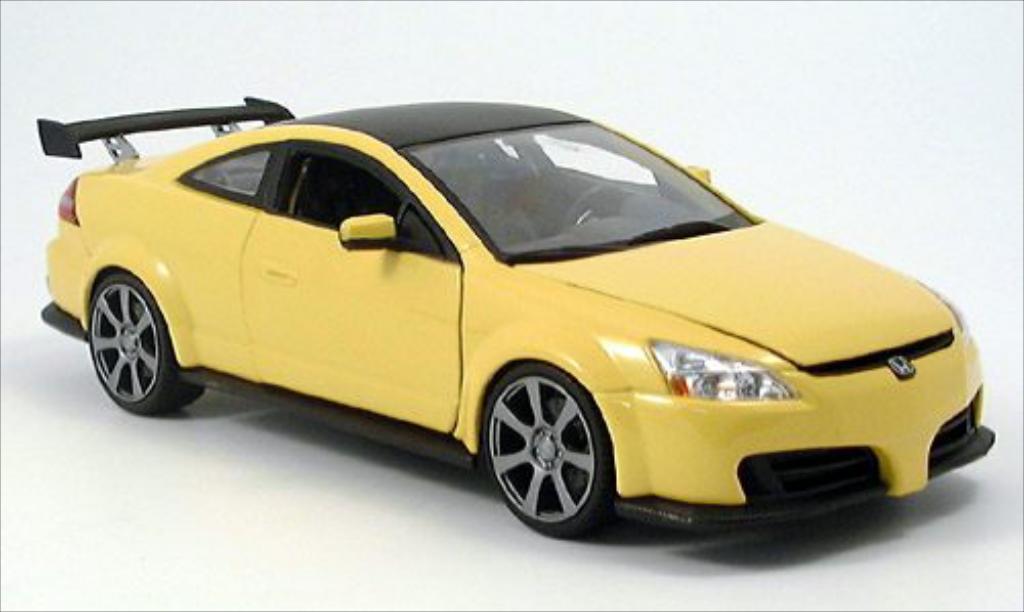 Honda Accord 1/18 Motormax Tuning yellow/matt-black diecast model cars