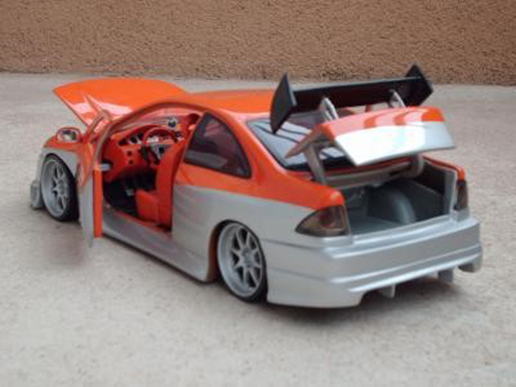 Honda Civic Base parotech orange grey 1/18 Ertl