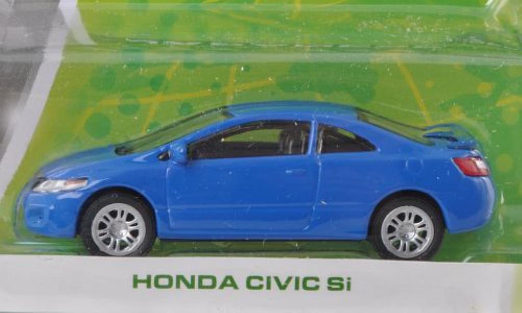 Honda Civic 1/64 Greenlight Si blue diecast model cars