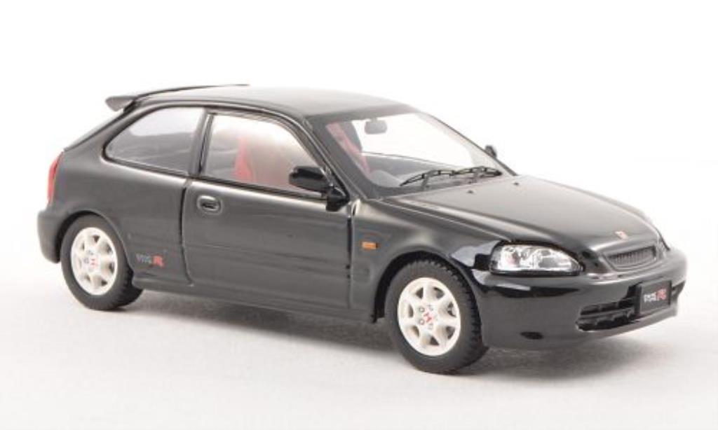 Honda Civic 1/43 Ebbro Type R (EK9) black RHD fruhe Ausfuhrung diecast model cars