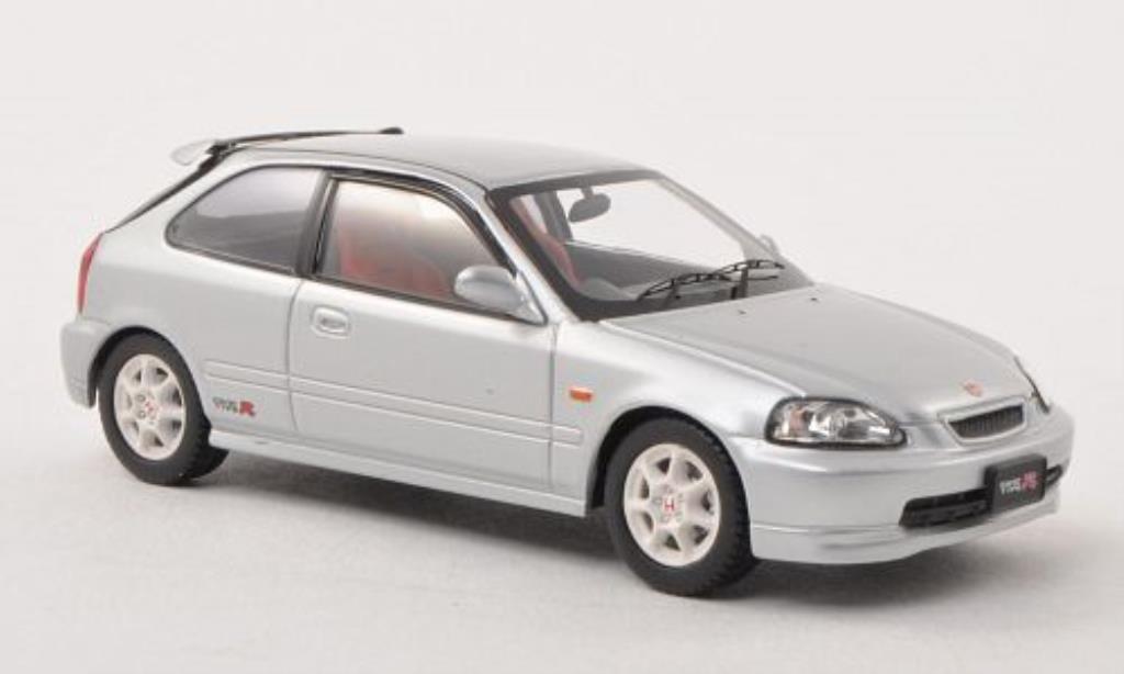 Honda Civic 1/43 Ebbro Type R (EK9) grey RHD fruhe Ausfuhrung diecast model cars