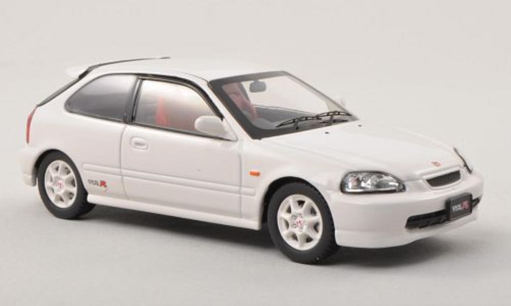 Honda Civic 1/43 Ebbro Type R (EK9) white RHD fruhe Ausfuhrung diecast model cars
