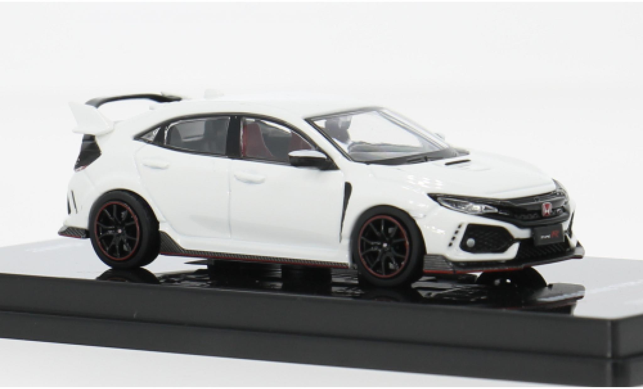 Honda Civic 1/64 INNO64 Type R (FK8) white 2017 1:64 diecast model cars