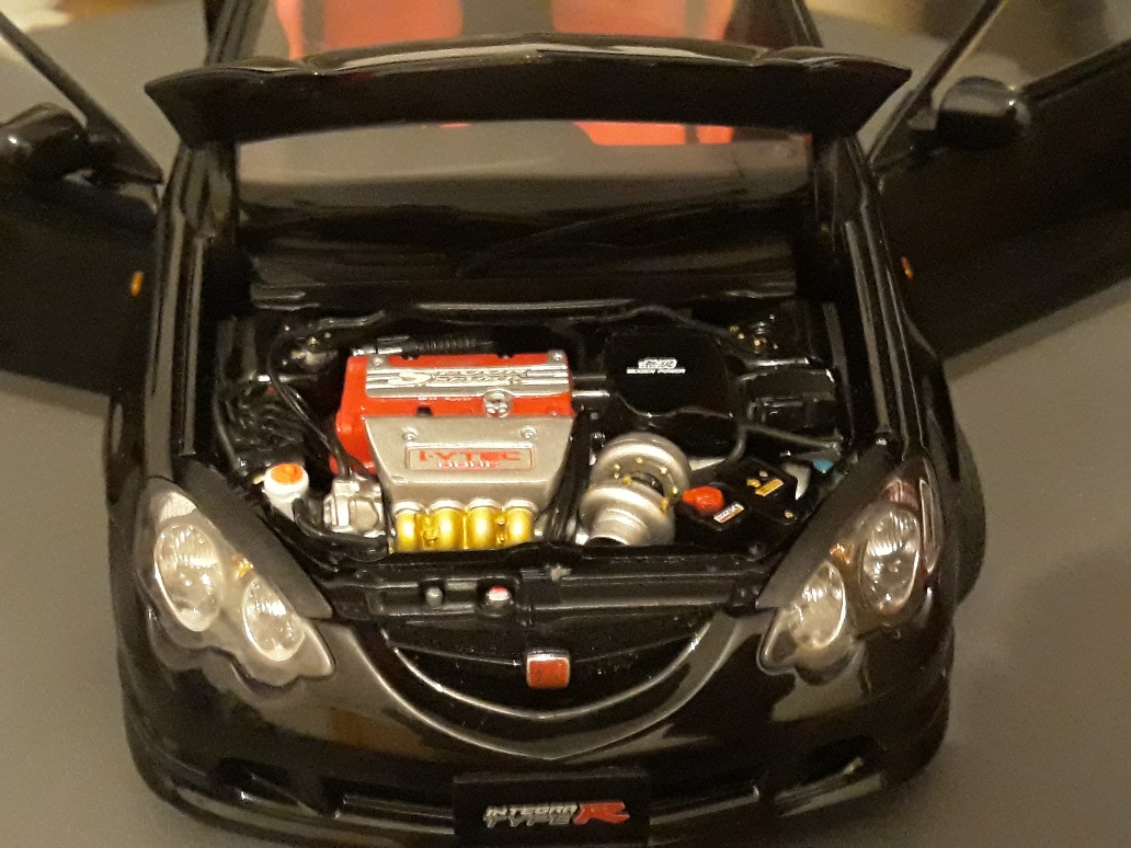 Honda Integra Type R 1/18 Autoart DC5 Type R black jantes mugen 17 pouces diecast model cars