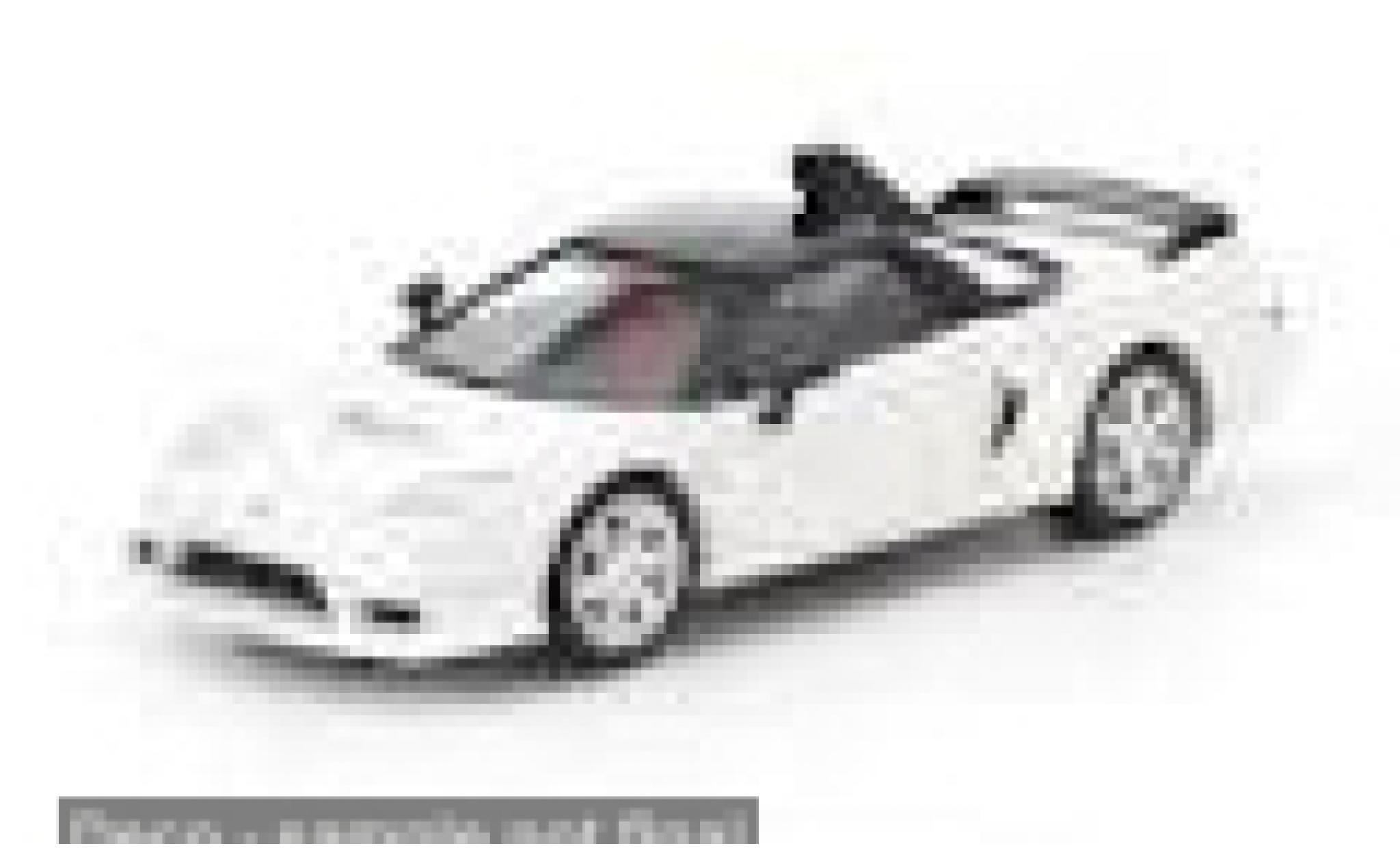 Honda NSX 1/64 Pop Race -R GT white 1:64 diecast model cars
