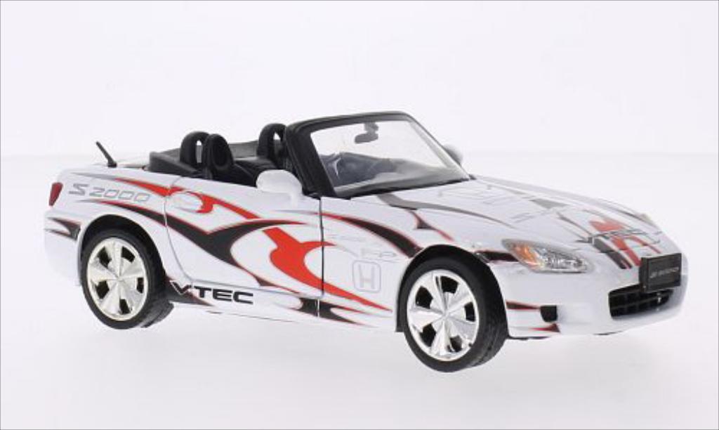 Honda S2000 1/24 Motormax white/Dekor diecast model cars