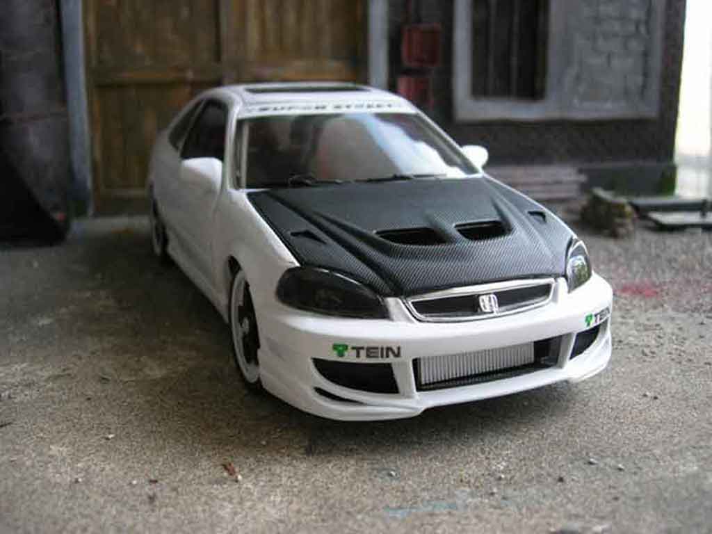 Honda Civic 1/18 Hot Wheels ek si jdm coupe diecast model cars