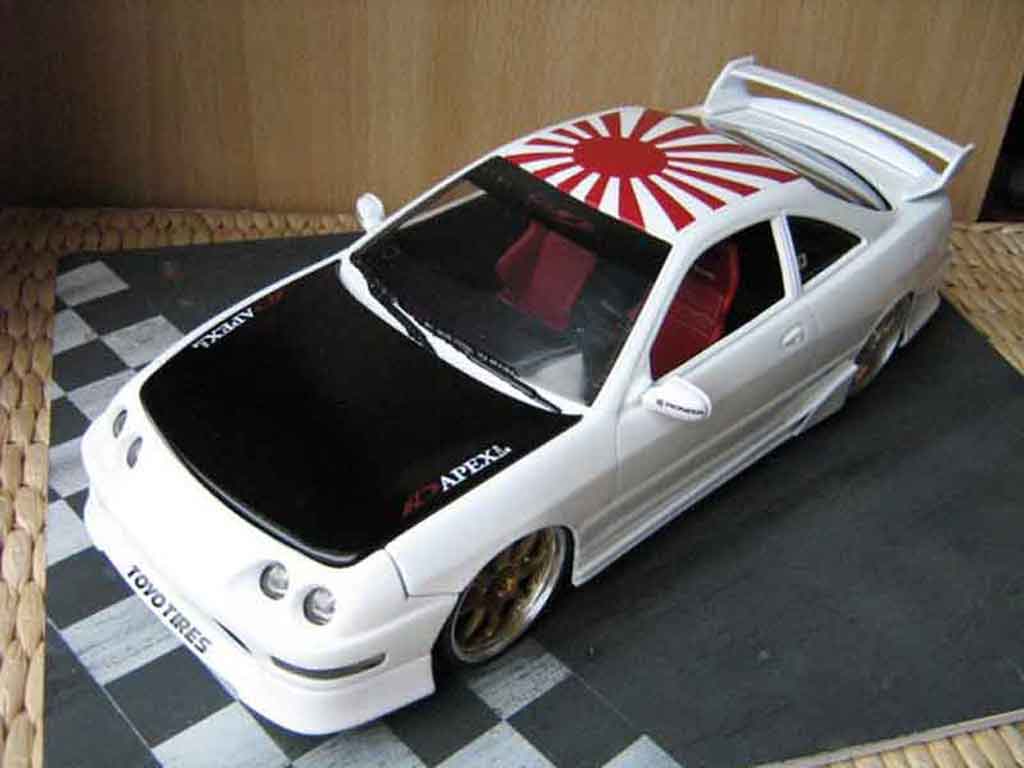 Honda Integra Type R jdm white 1/18 Hot Wheels