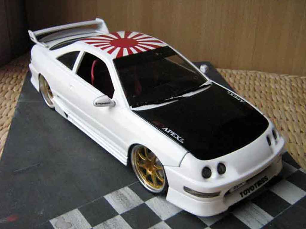 Honda Integra Type R jdm white 1/18 Hot Wheels