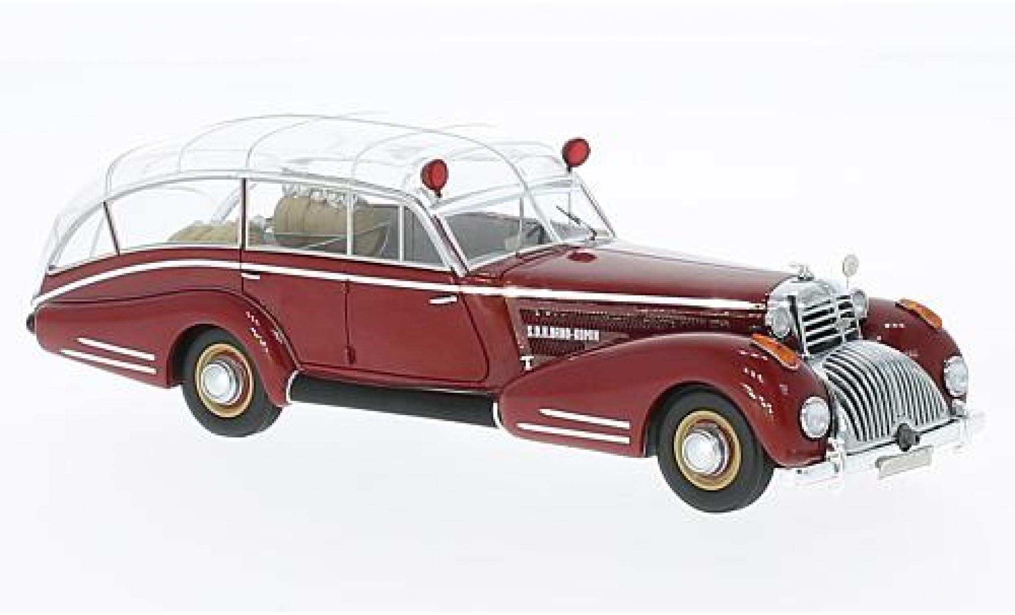 Horch 853 1/43 AutoCult AS12 Lepil red 1:43 diecast model cars