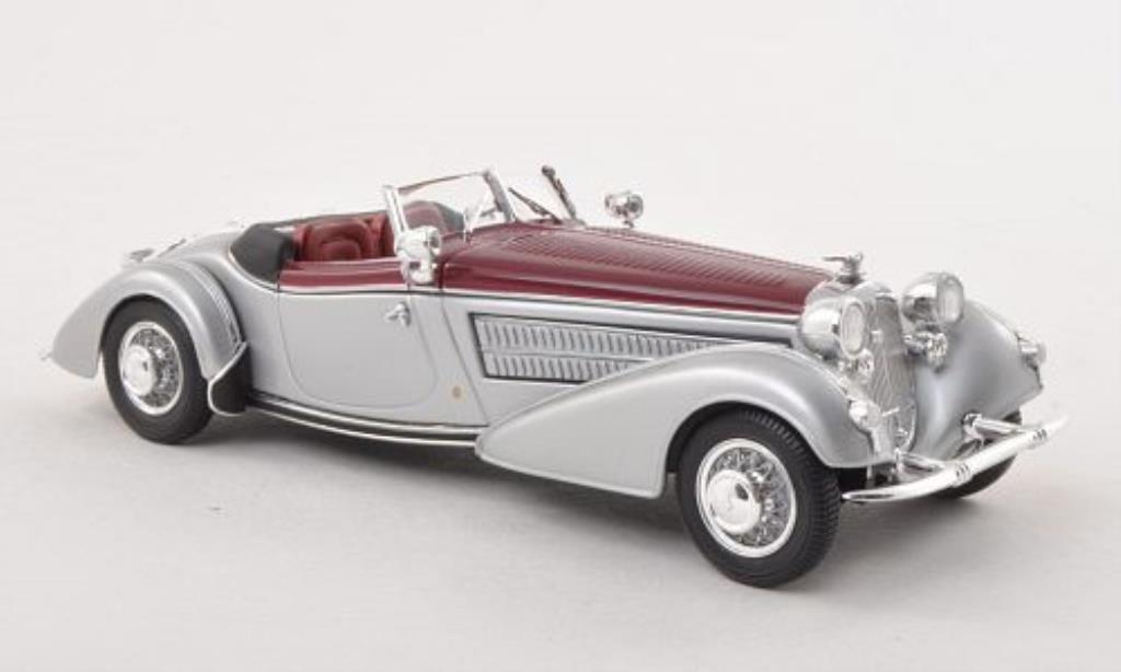 Horch 855 1/43 Minichamps Spezial-Roadster grey/red 1938 diecast model cars