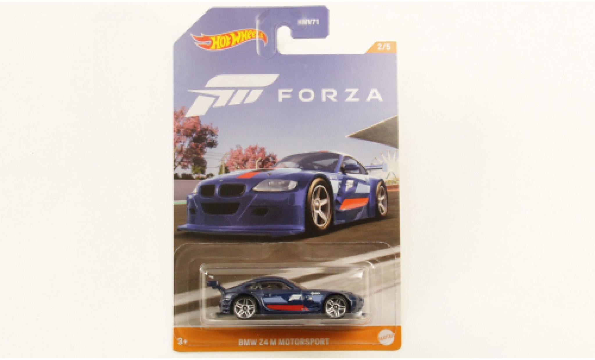 Bmw Z4 1/64 Hot Wheels M blue fonc&eacute;/D&eacute;corer Forza diecast model cars